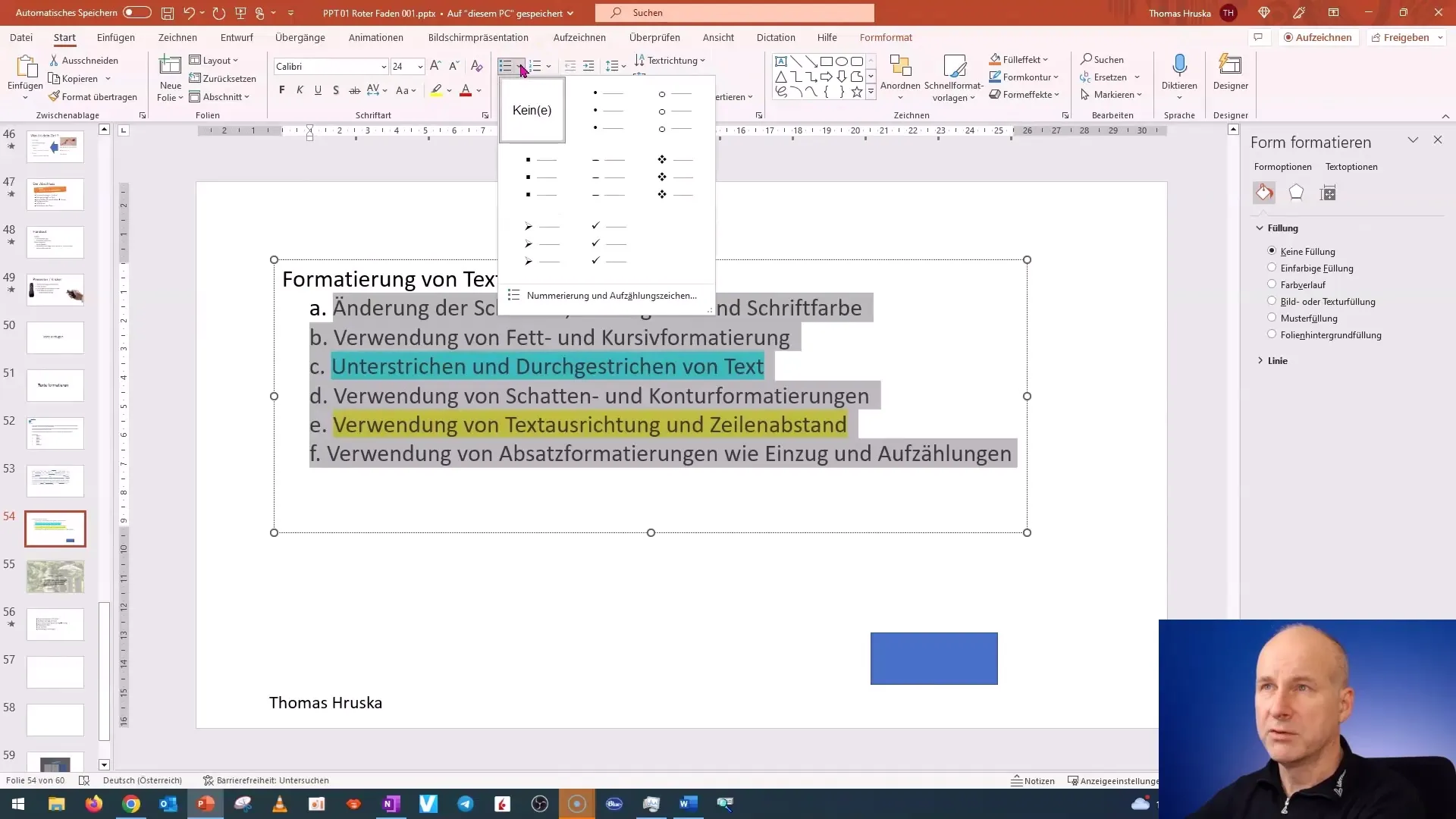 Formatarea eficientă a textului în PowerPoint - Așa faci corect