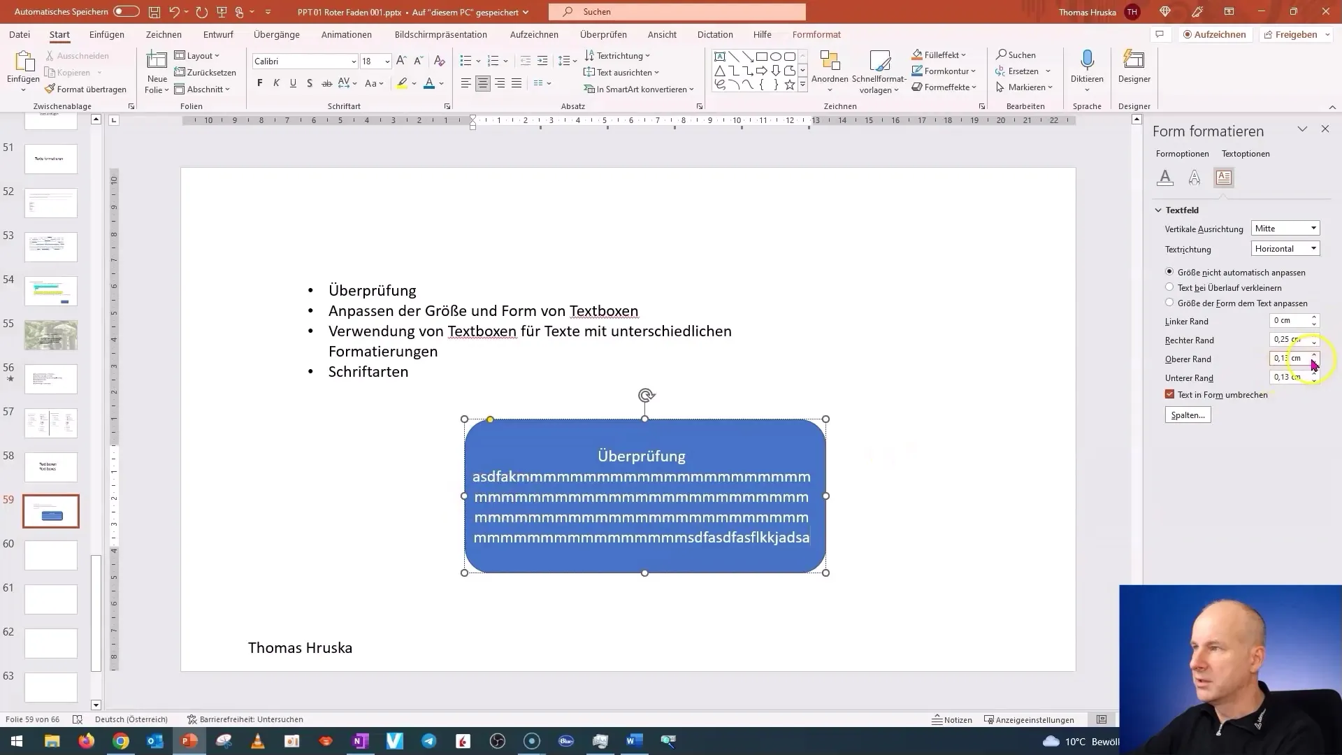 Abile utilizzo delle caselle di testo in PowerPoint