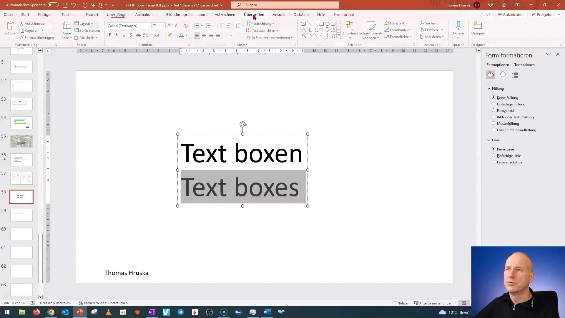 Abile utilizzo delle caselle di testo in PowerPoint