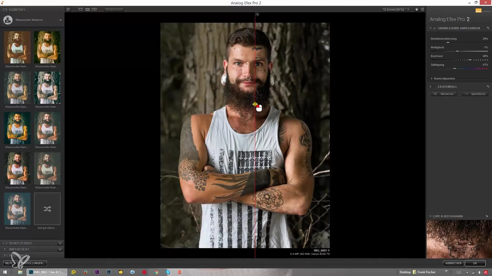 Analog Efex Pro 2 – Comparación antes-después de manera sencilla Analog Efex Pro 2 – Comparación antes-después fácil de usar