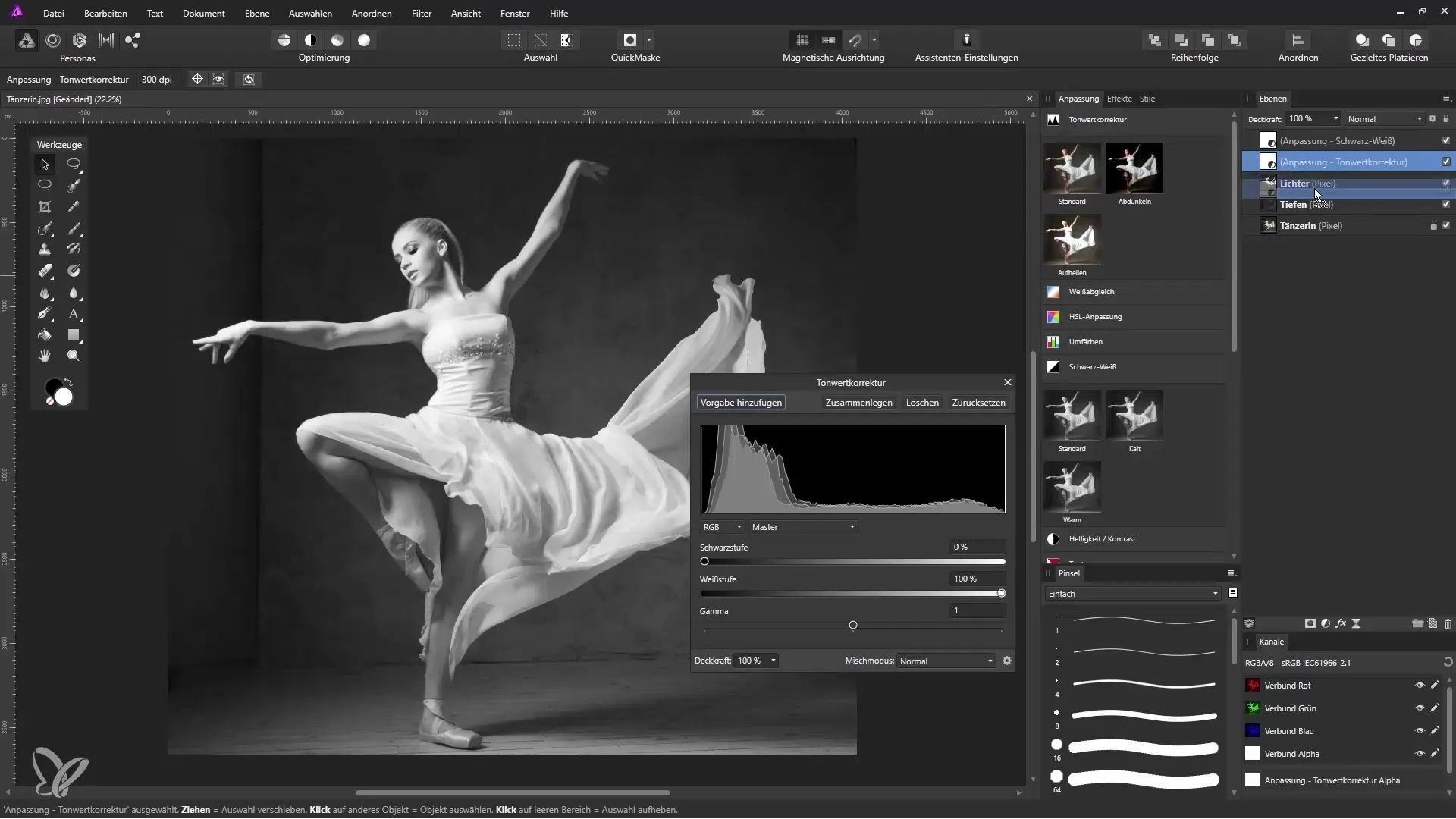 Cómo crear un ángel de Navidad con un aspecto metálico en Affinity Photo Cómo diseñar un ángel de Navidad con aspecto metálico en Affinity Photo