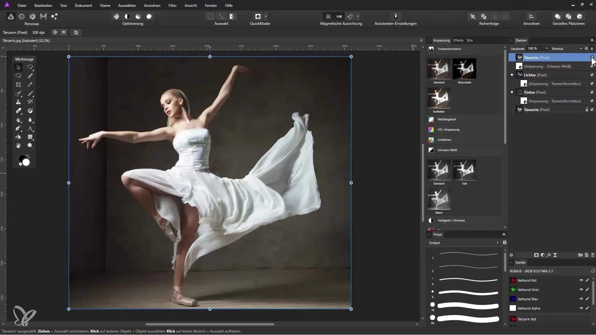 Cómo crear un ángel navideño con un aspecto metálico en Affinity Photo Cómo diseñar un ángel navideño con un aspecto metálico en Affinity Photo