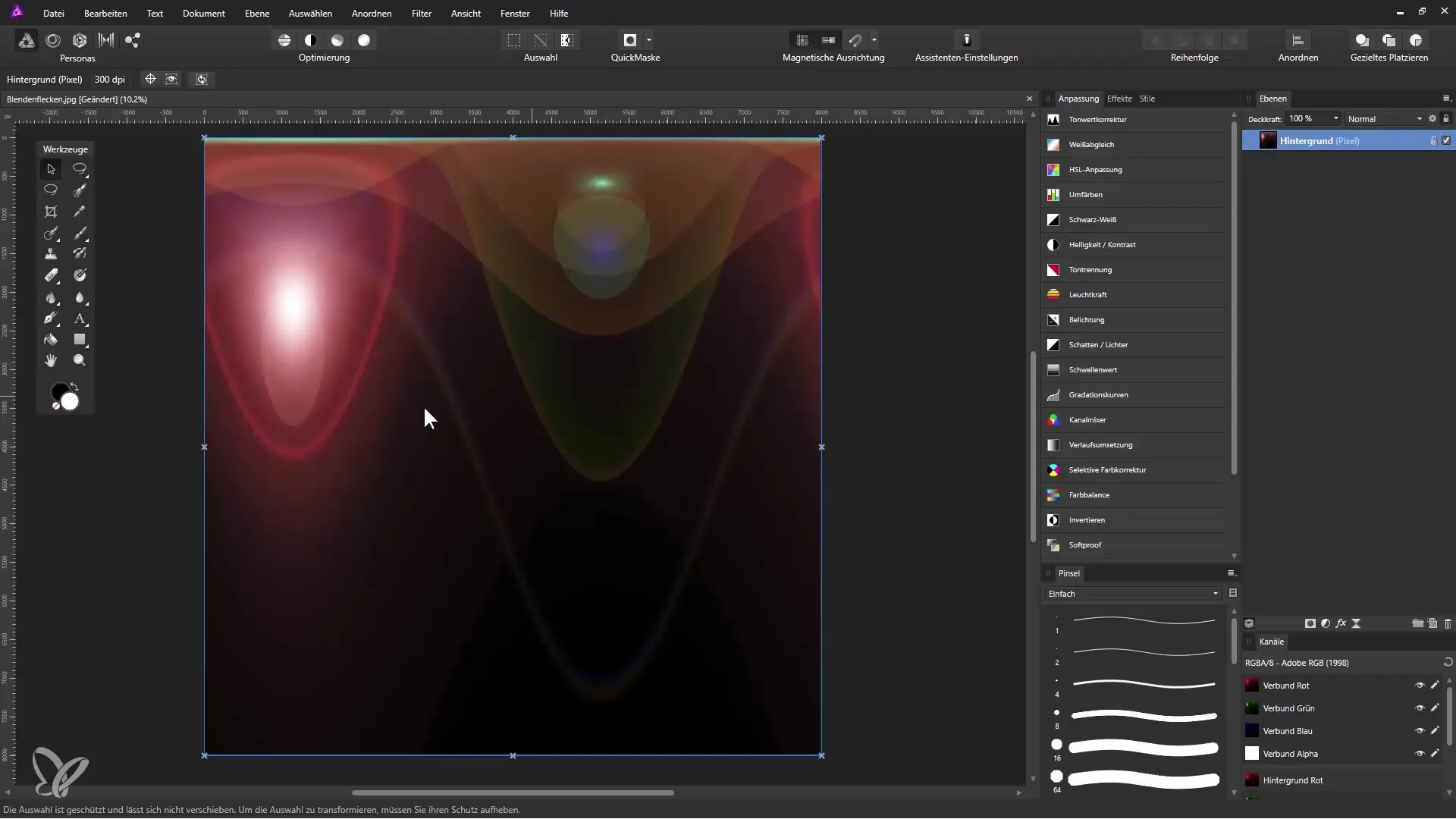 Create a glass snow globe in Affinity Photo Create a glass snow globe in Affinity Photo