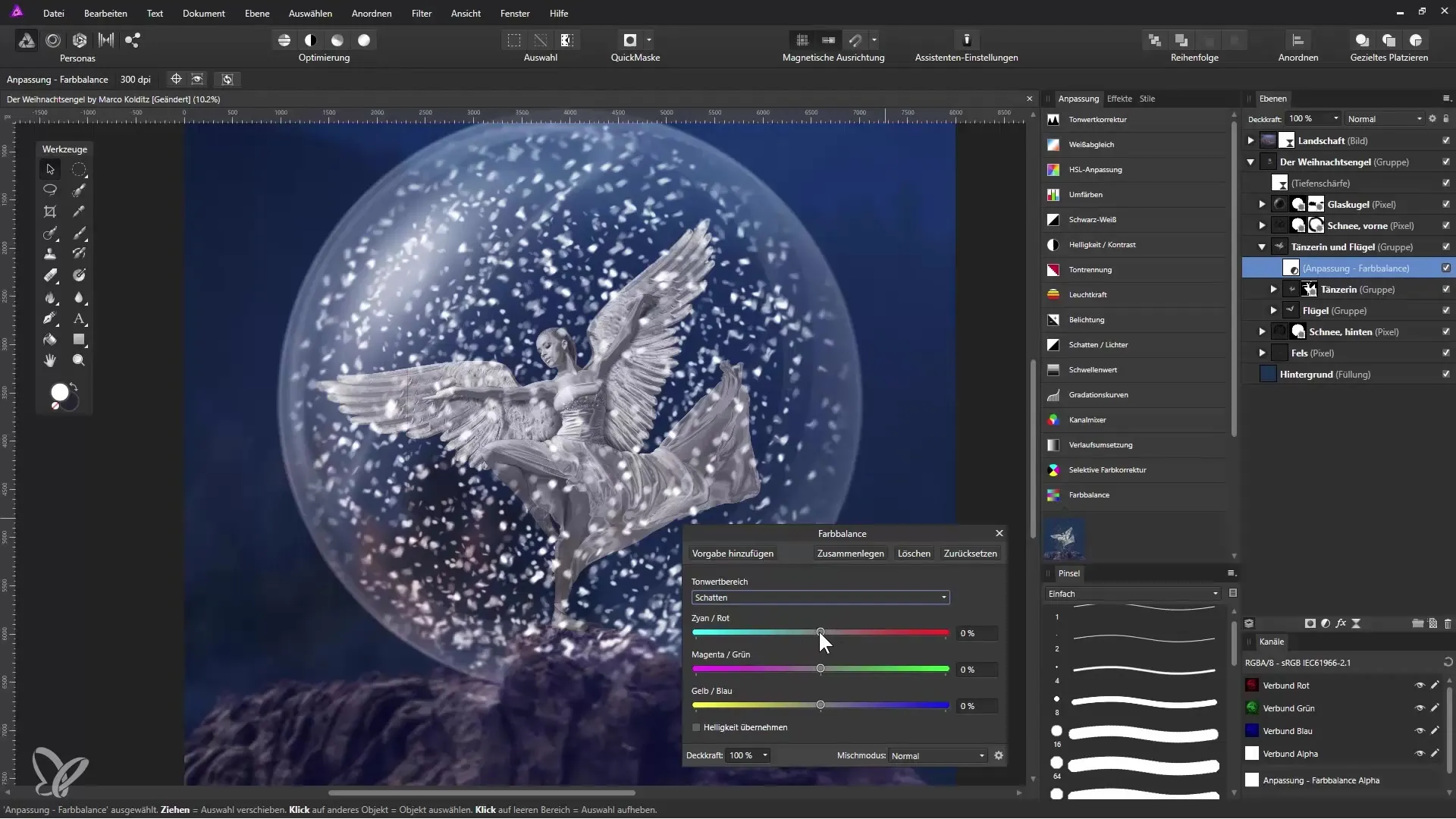 Juleengel kompositing i Affinity Photo – trin for trin Juleengel kompositing i Affinity Photo - trin for trin
