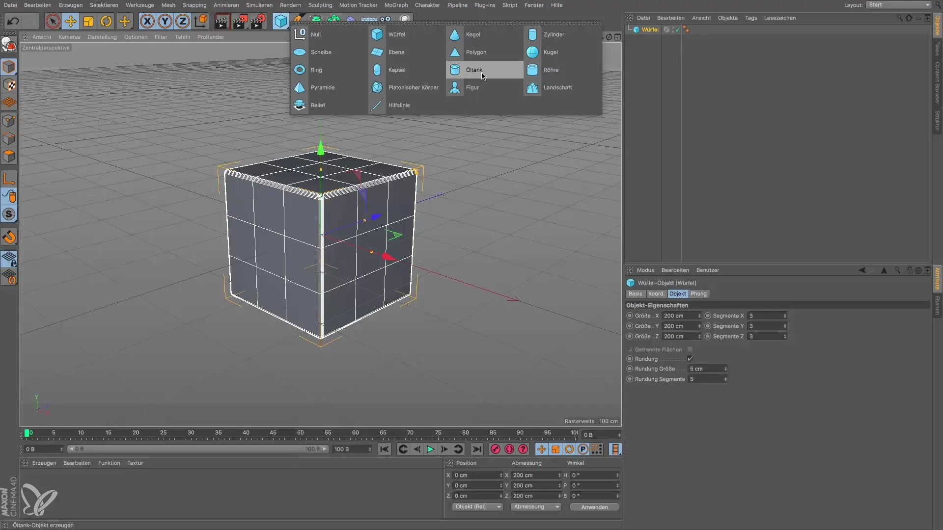 Grundobjekte in Cinema 4D – Einsteiger-Tutorial Grundobjekte in Cinema 4D – Einsteiger-Tutorial