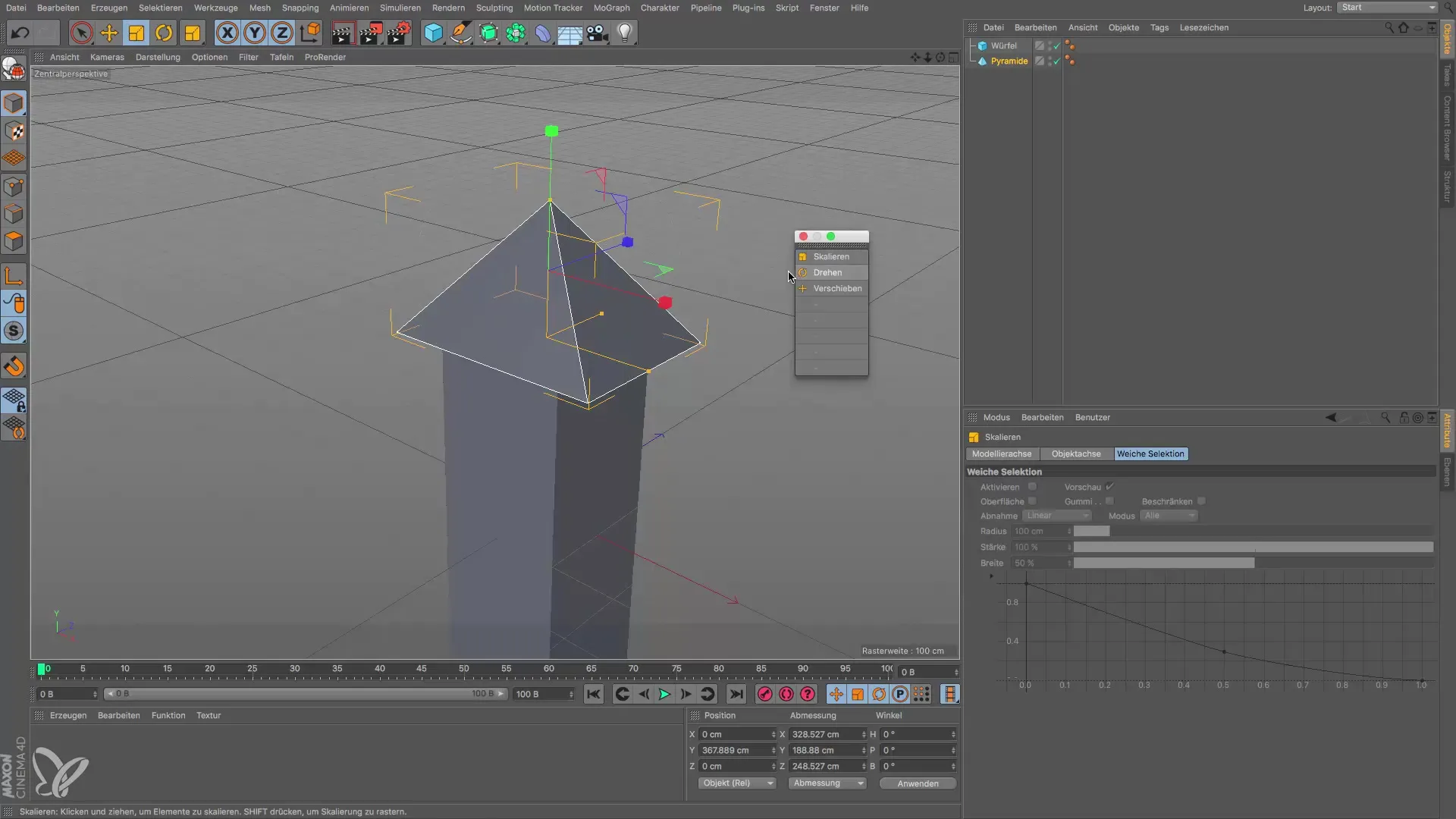 Déplacement, rotation et mise à l'échelle efficaces dans Cinema 4D Déplacement, rotation et mise à l'échelle efficaces dans Cinema 4D