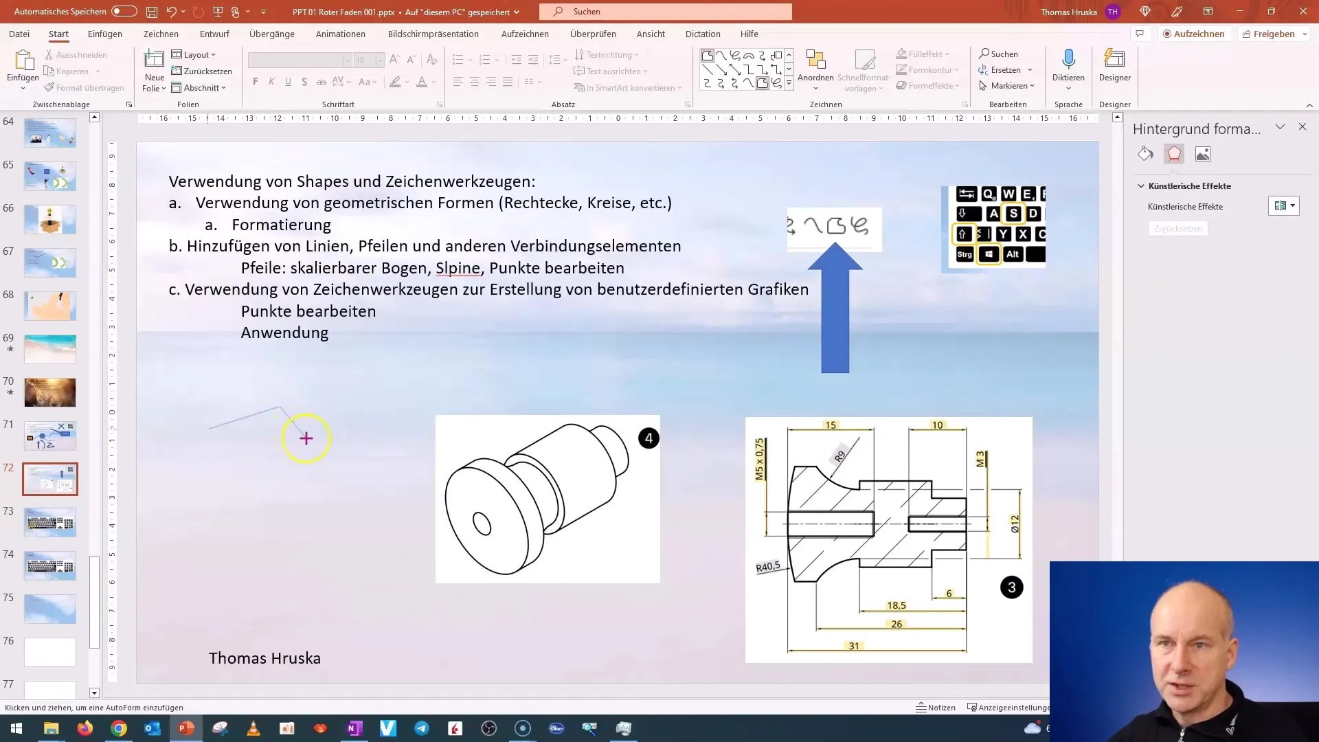 Instrucțiuni pas cu pas pentru crearea și ajustarea suprafețelor libere în PowerPoint