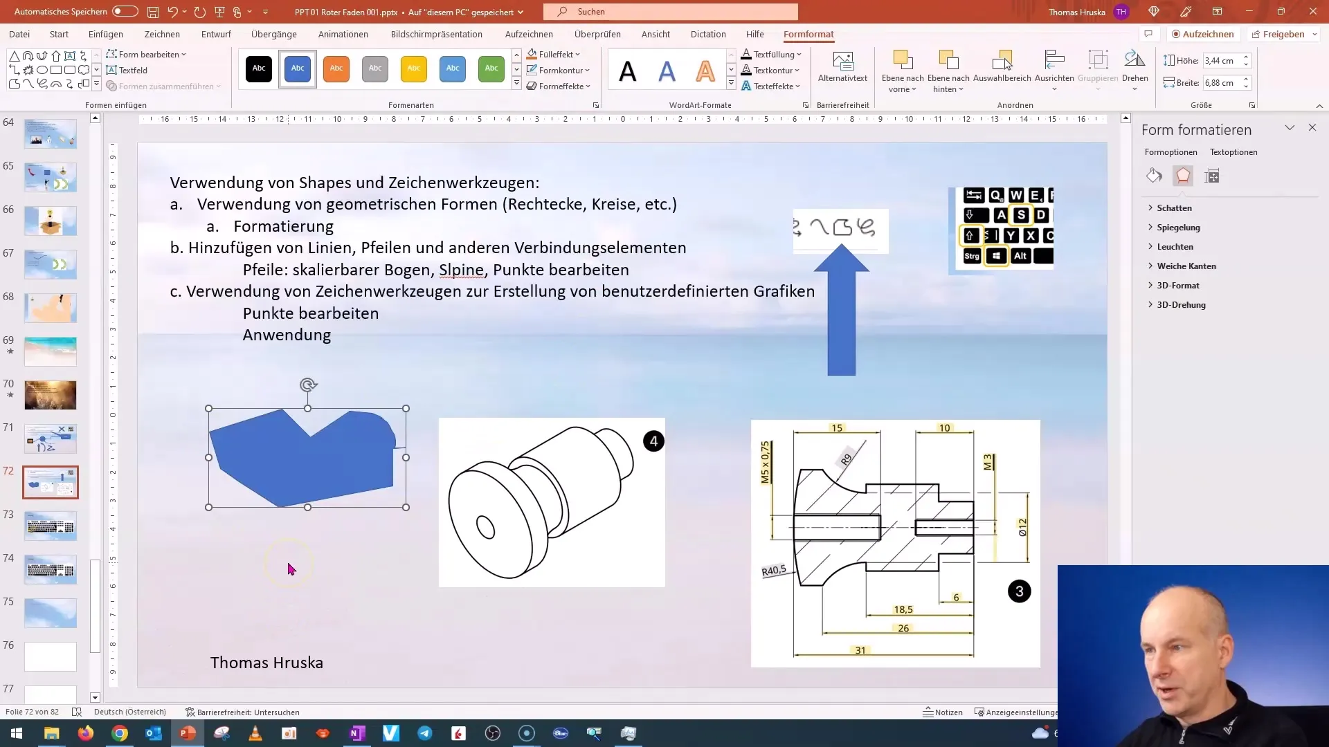 Instrucțiuni pas cu pas pentru crearea și ajustarea suprafețelor libere în PowerPoint