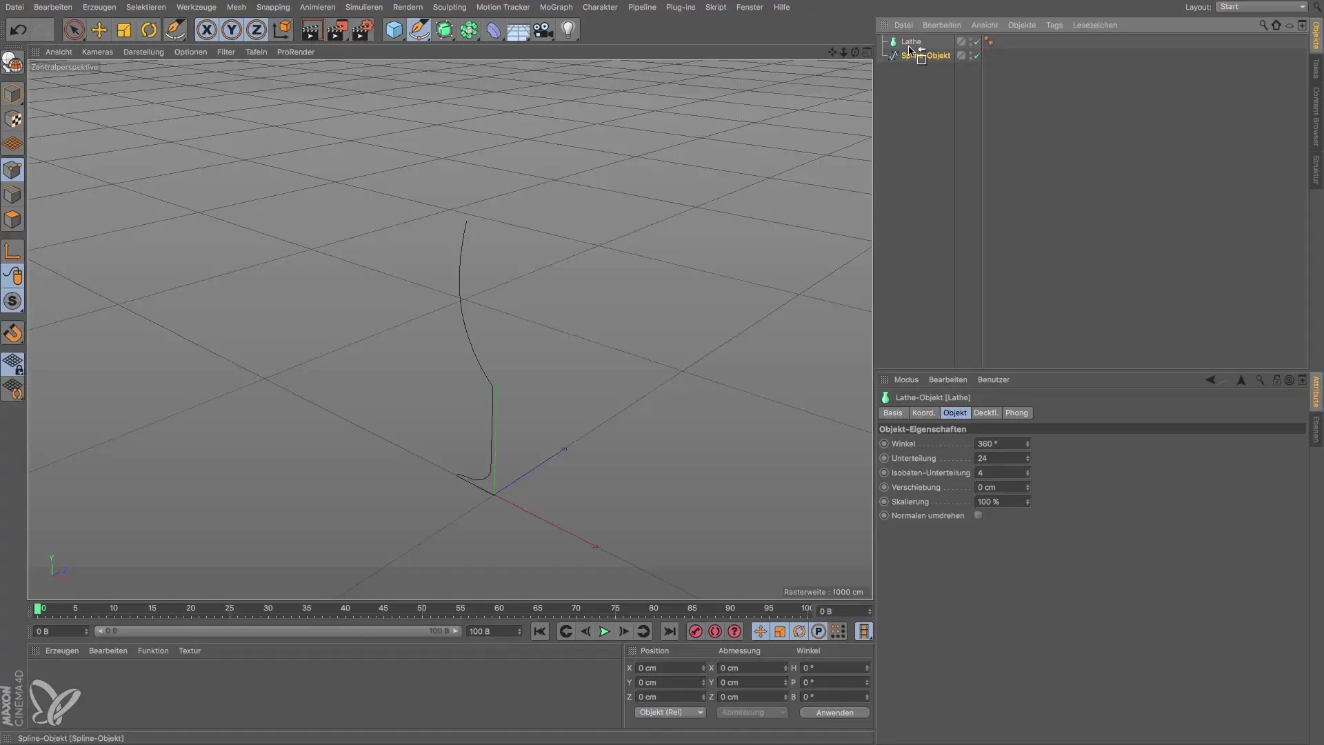 Crea una copa de vino con Spline en Cinema 4D Crea una copa de vino con Spline en Cinema 4D