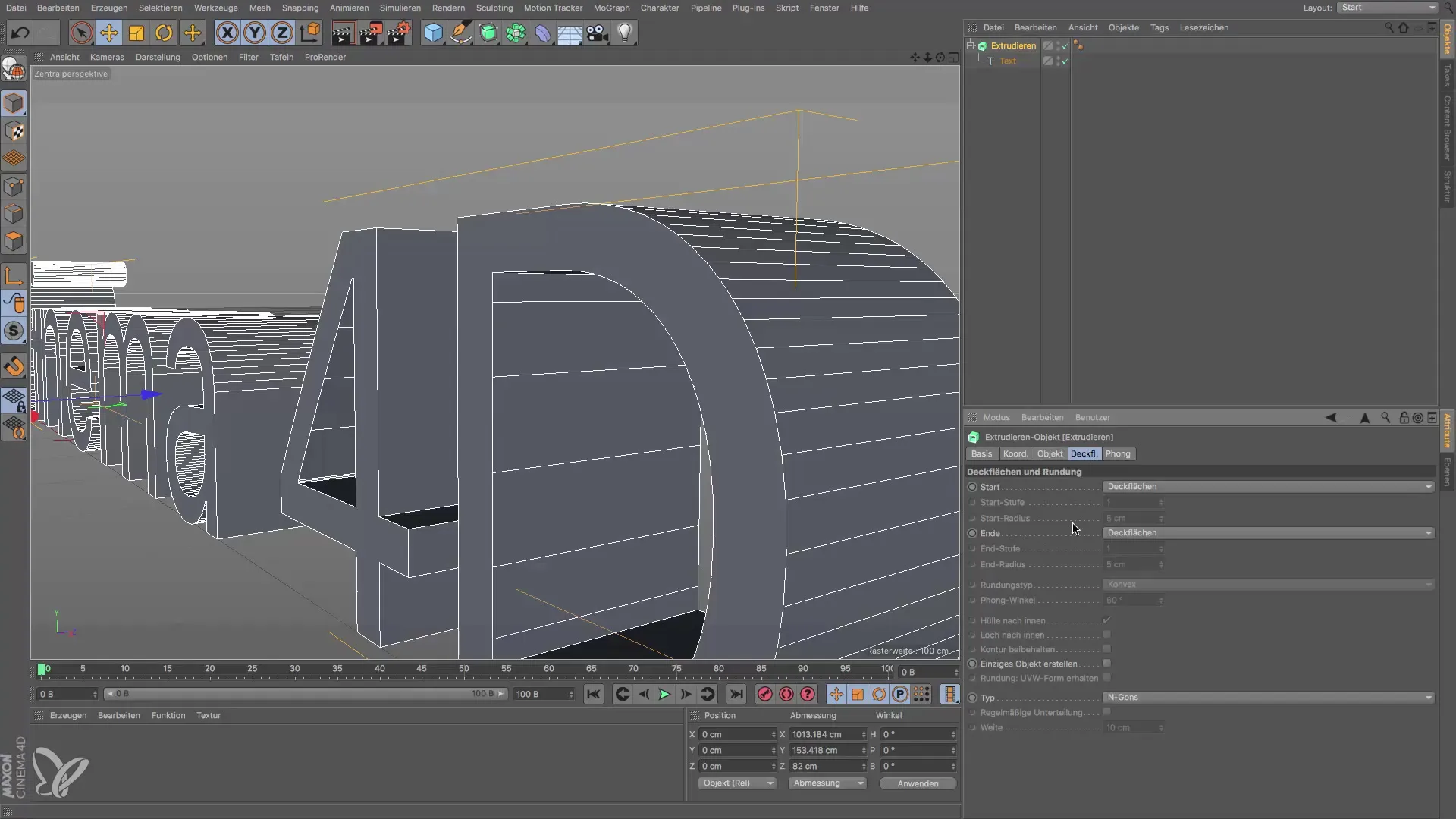 Extrusión de texto en Cinema 4D hecha fácil Extruir texto en Cinema 4D es muy fácil