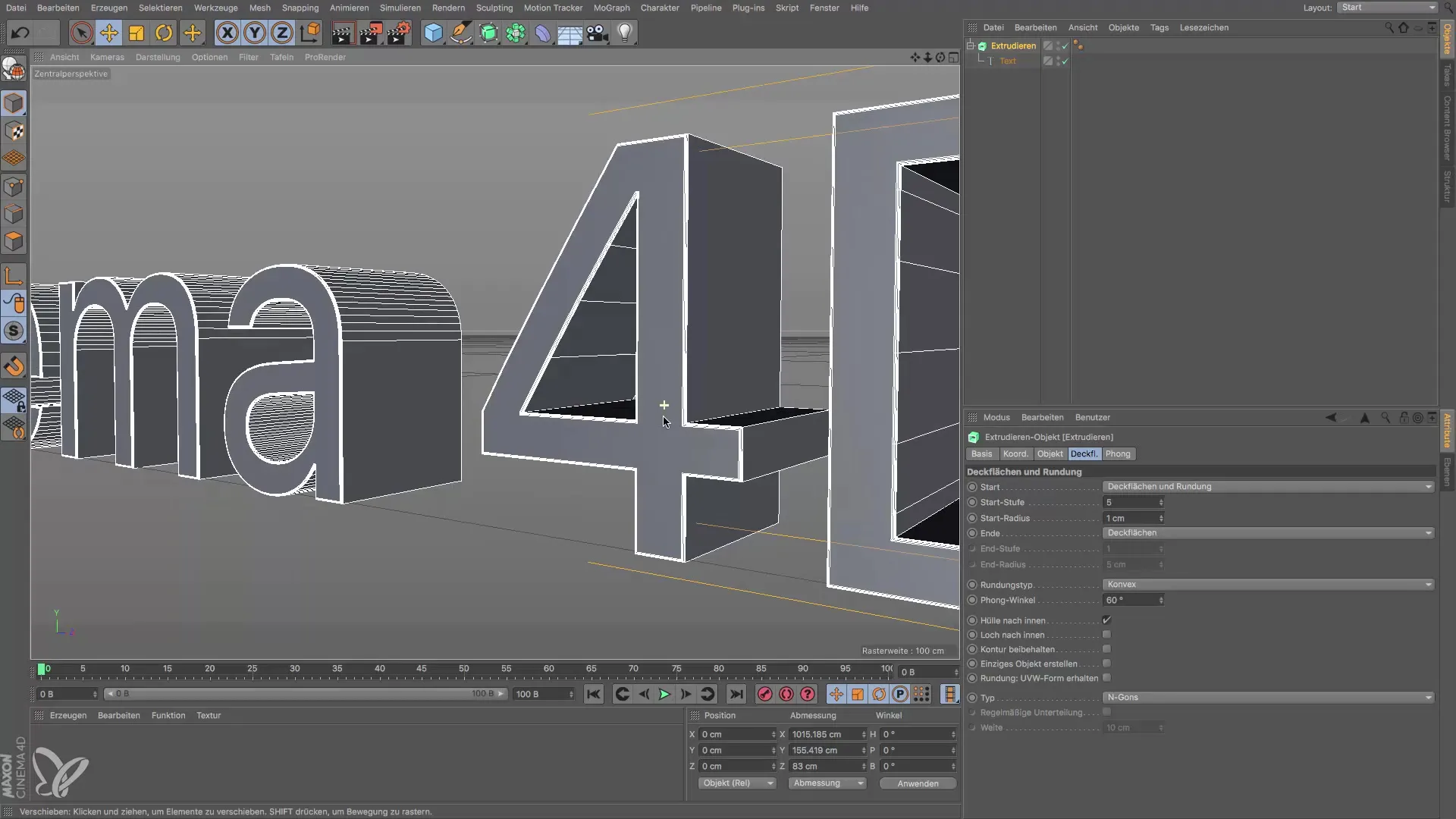 Extrusión de texto en Cinema 4D hecha fácil Extruir texto en Cinema 4D es fácil