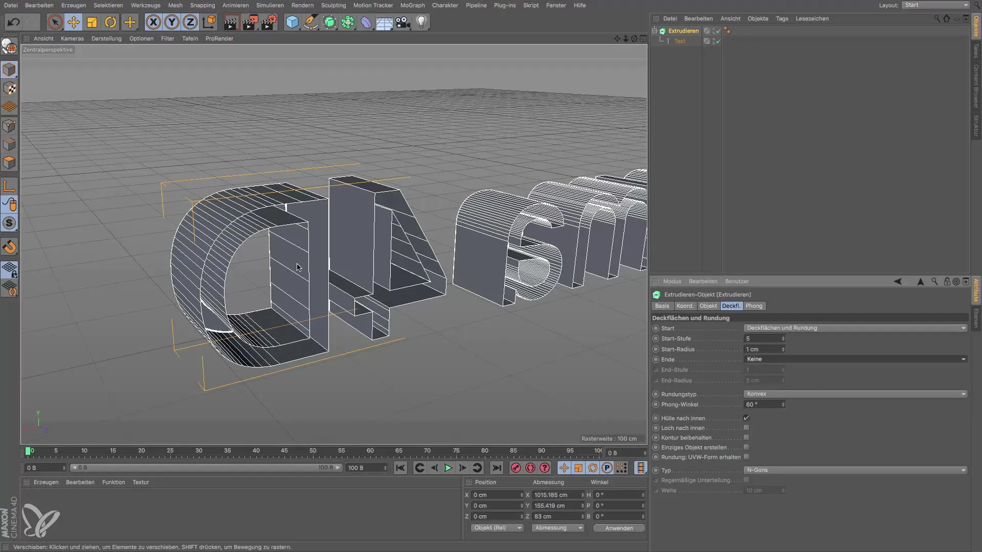 Extruir texto en Cinema 4D es fácil Texturizar en Cinema 4D hecho fácil