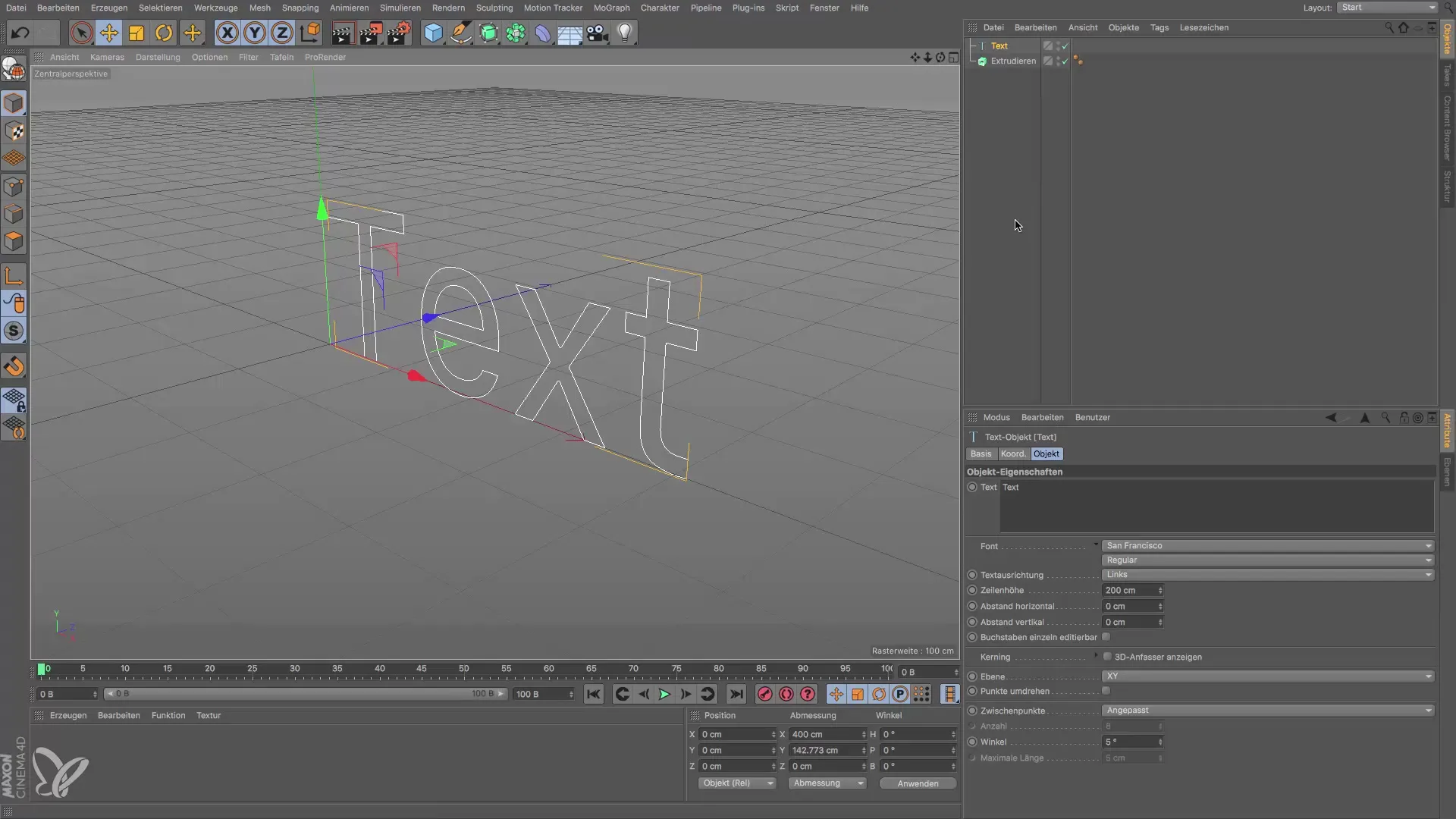 Extrusión de texto en Cinema 4D hecha fácil Extruir texto en Cinema 4D es fácil