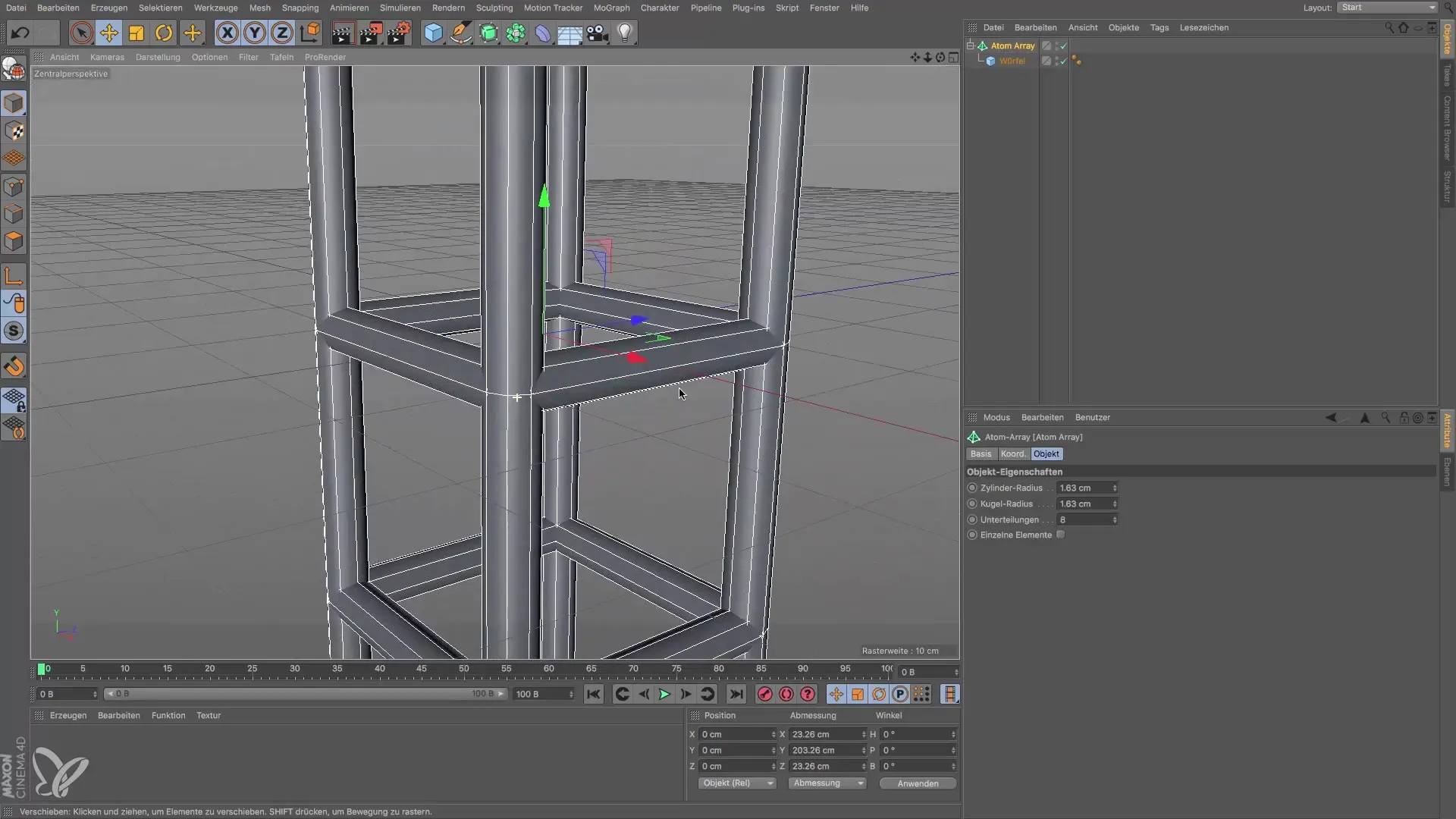 Cinema 4D: Modelado con Array y Atom Array Cinema 4D: Modelado con Array y Atom Array