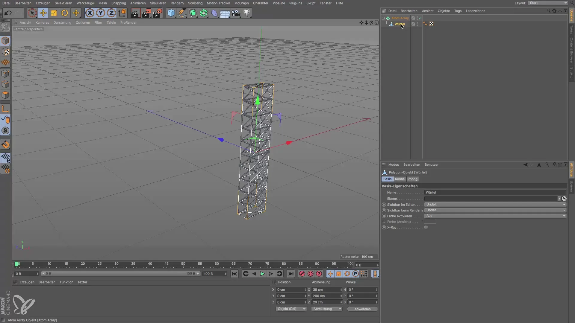 Cinema 4D: Modelado con Array y Atom Array Cinema 4D: Modelado con Array y Atom Array