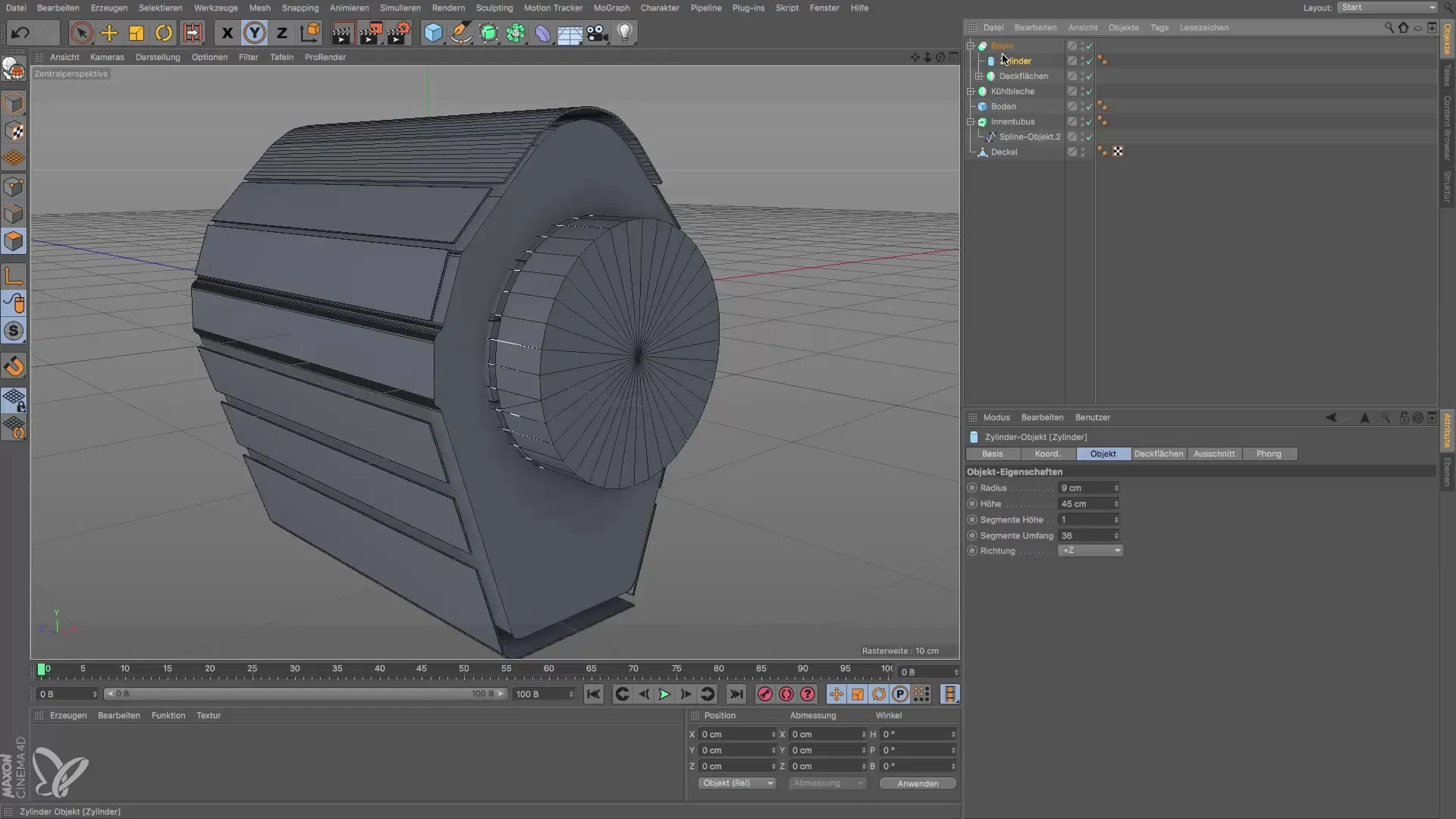 Operaciones booleanas en Cinema 4D para modelos de focos Operaciones booleanas en Cinema 4D para modelos de focos