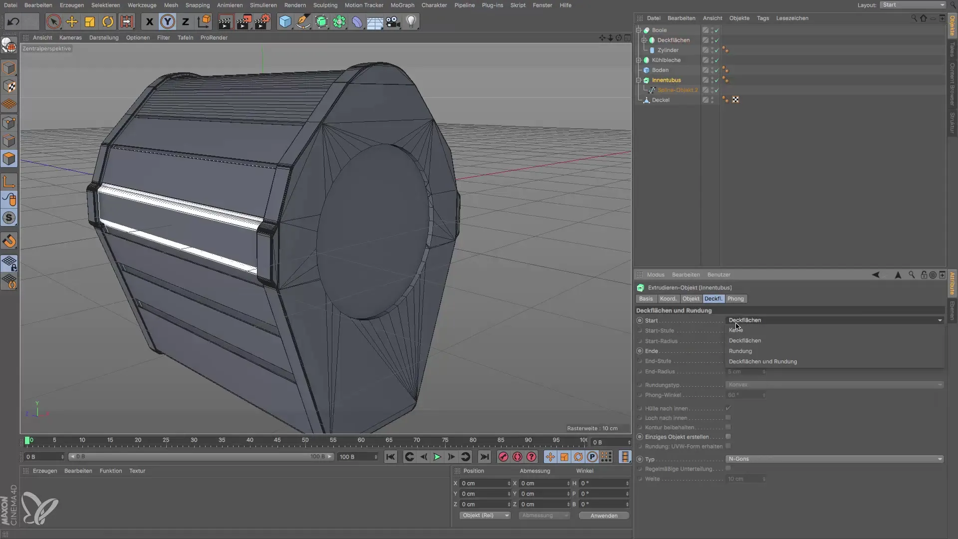 Operaciones booleanas en Cinema 4D para modelos de focos Operaciones booleanas en Cinema 4D para modelos de faros