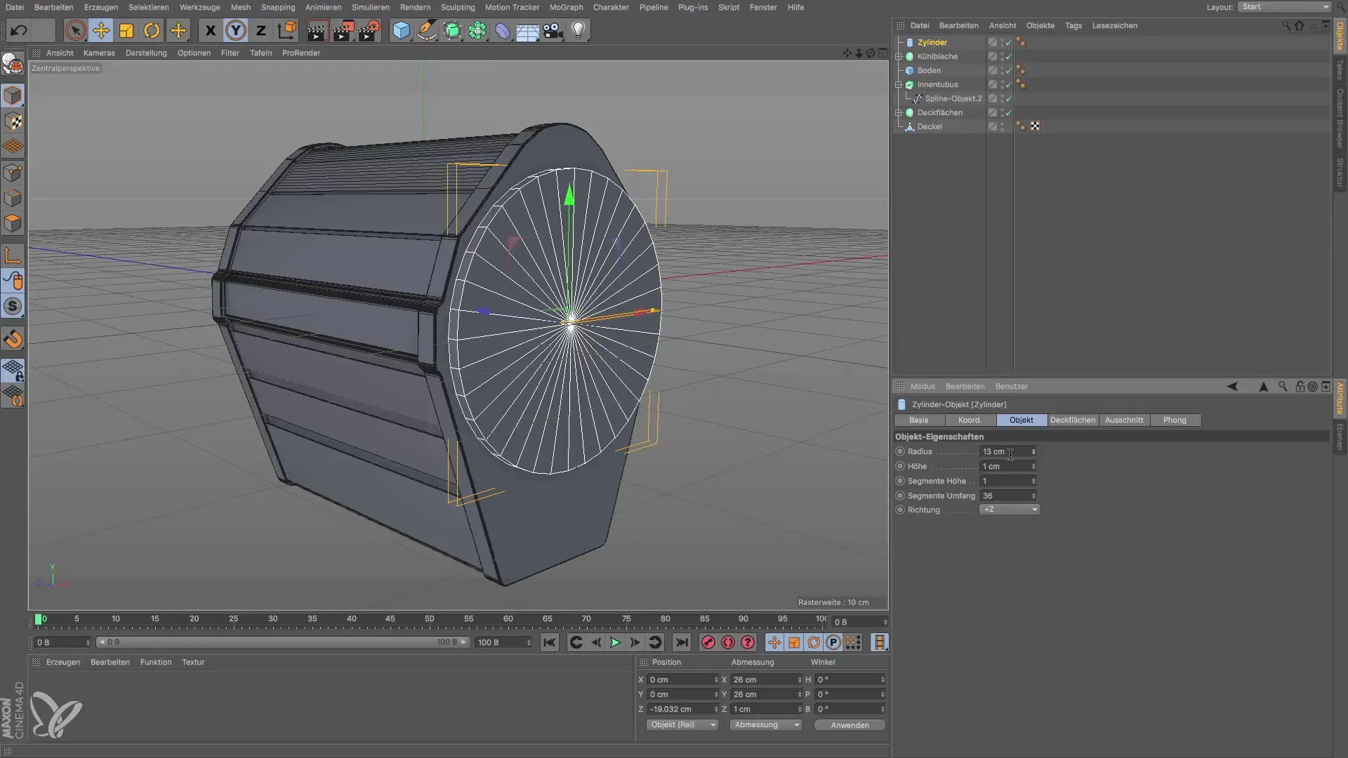 Operaciones booleanas en Cinema 4D para modelos de faros Operaciones booleanas en Cinema 4D para modelos de faros