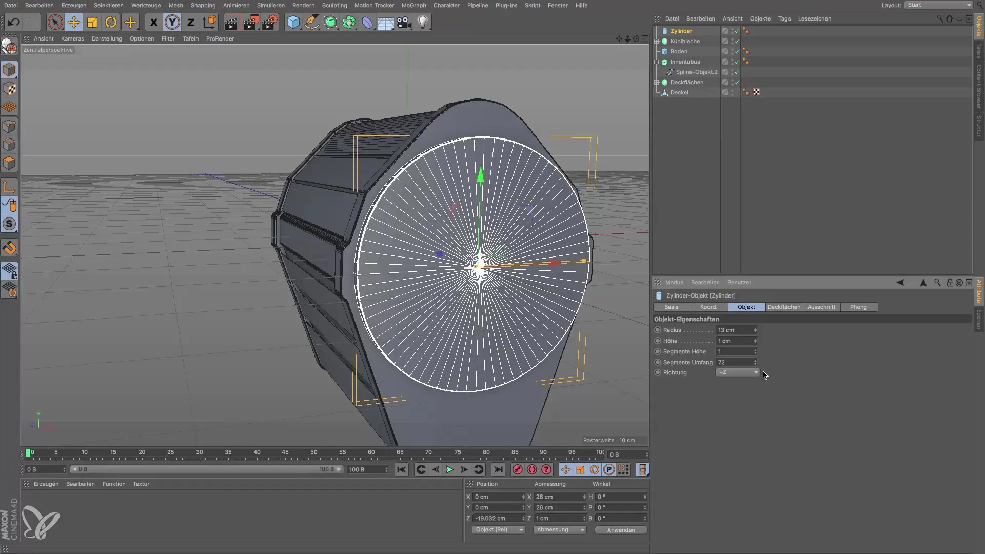 Operaciones booleanas en Cinema 4D para modelos de faros Operaciones Booleanas en Cinema 4D para modelos de focos