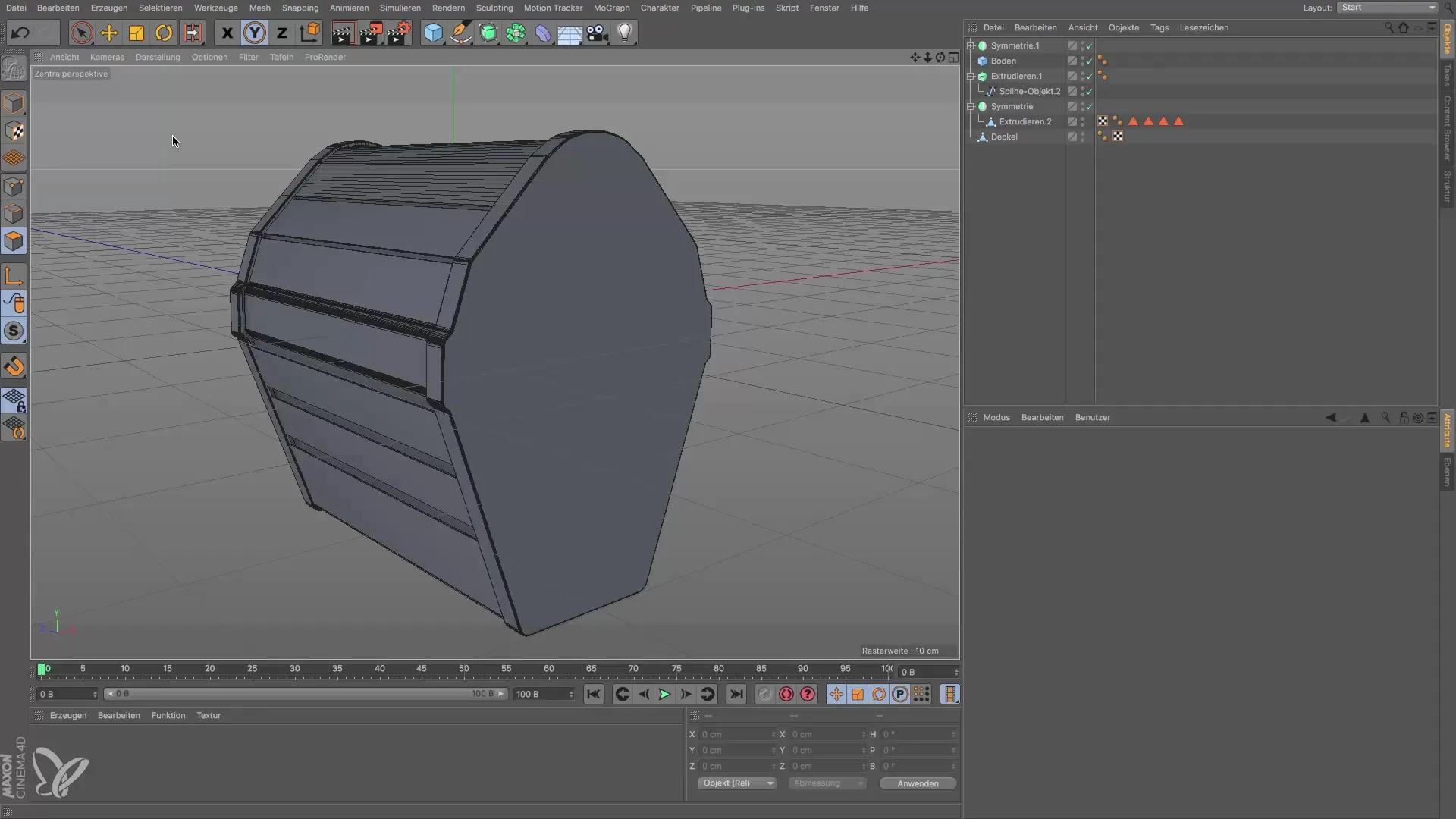 Operaciones booleanas en Cinema 4D para modelos de focos Operaciones Booleanas en Cinema 4D para modelos de focos
