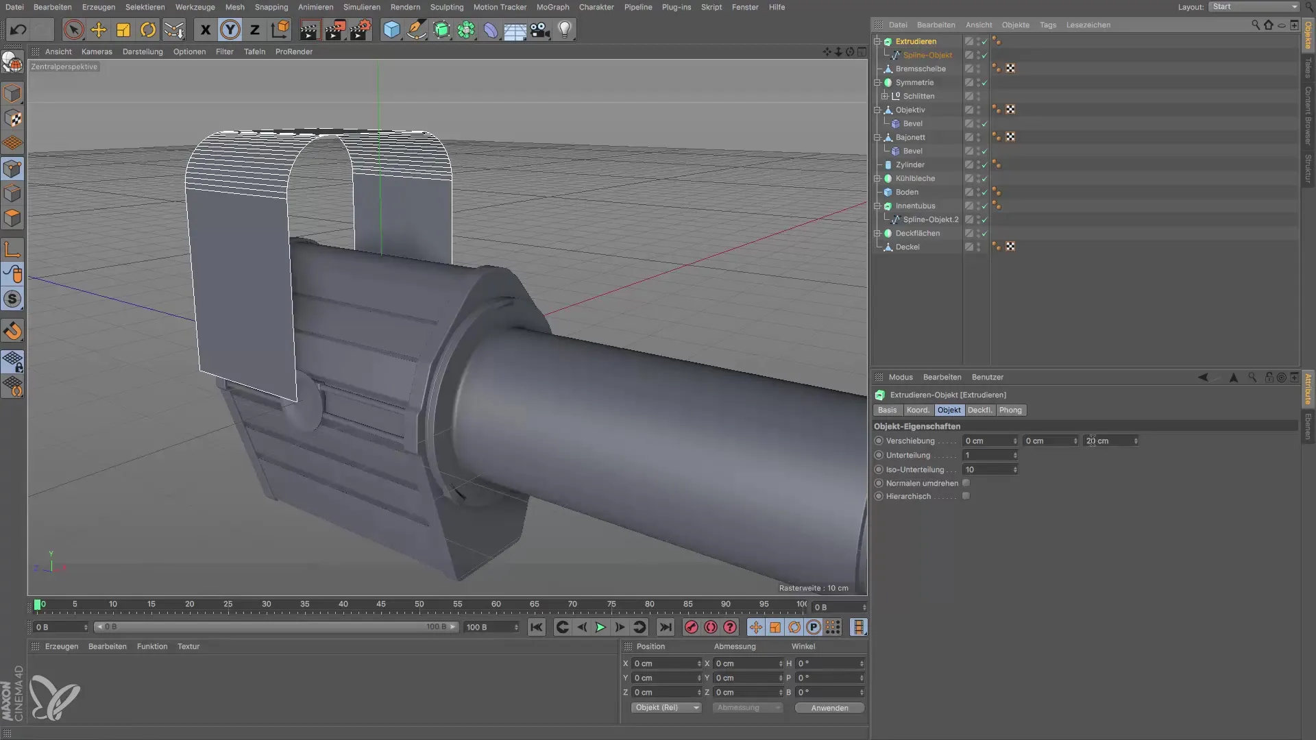 Crear un soporte para faros en Cinema 4D Crear un soporte para faros en Cinema 4D