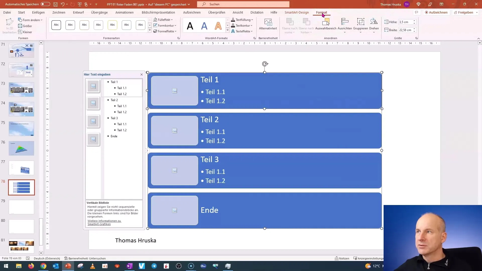 Utilizzo efficiente di SmartArt in PowerPoint