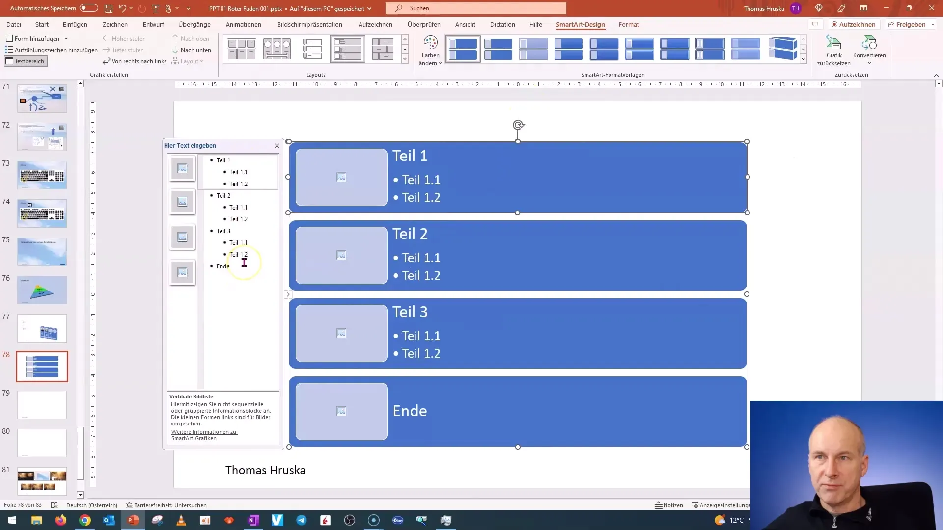 Utilizzo efficiente di SmartArt in PowerPoint