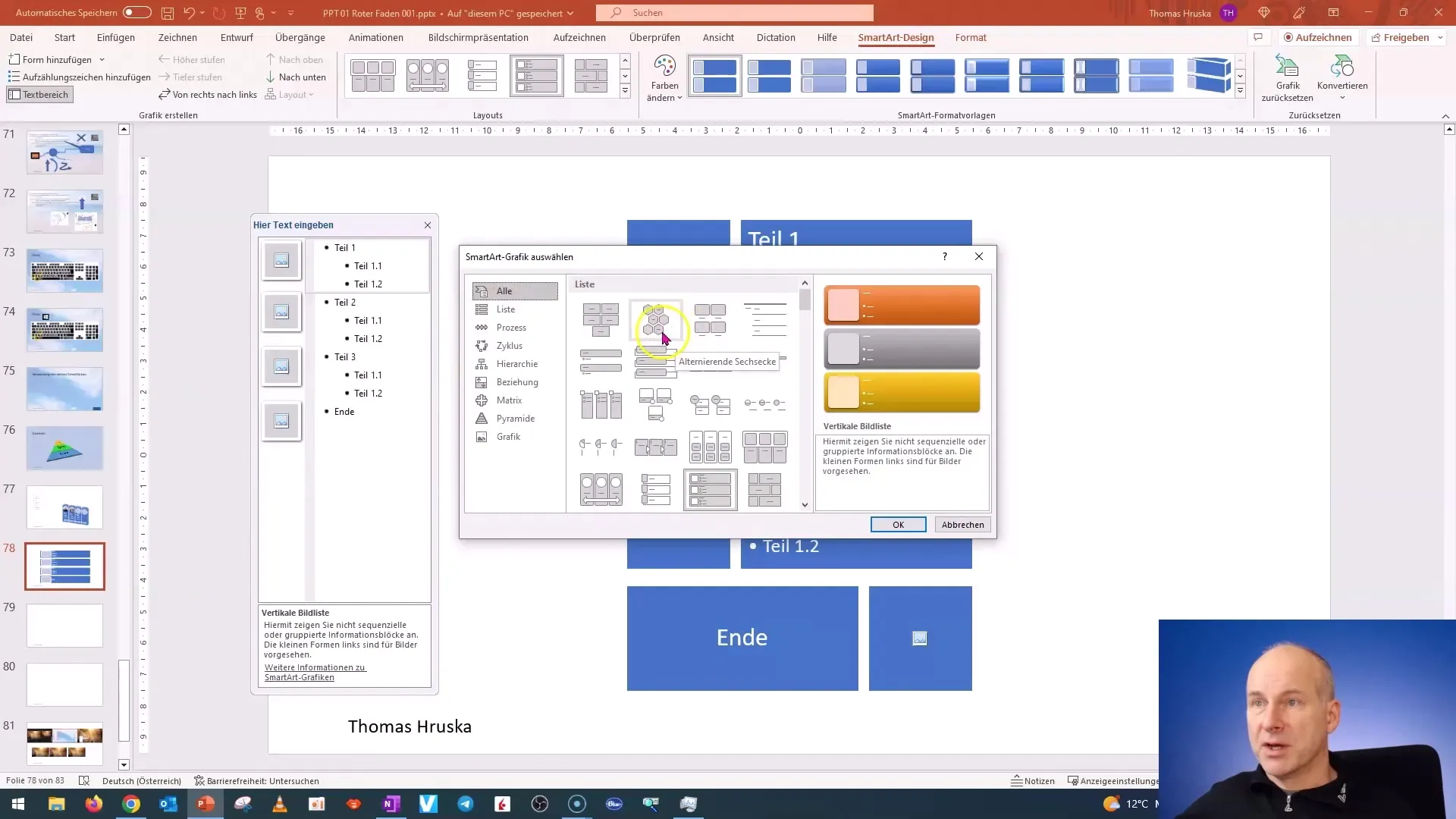 Utilizzo efficiente di SmartArt in PowerPoint