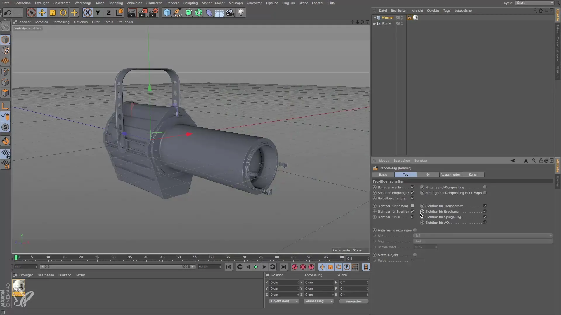 Realistische HDRI-Implementierung in Cinema 4D Realistische HDRI-Implementierung in Cinema 4D