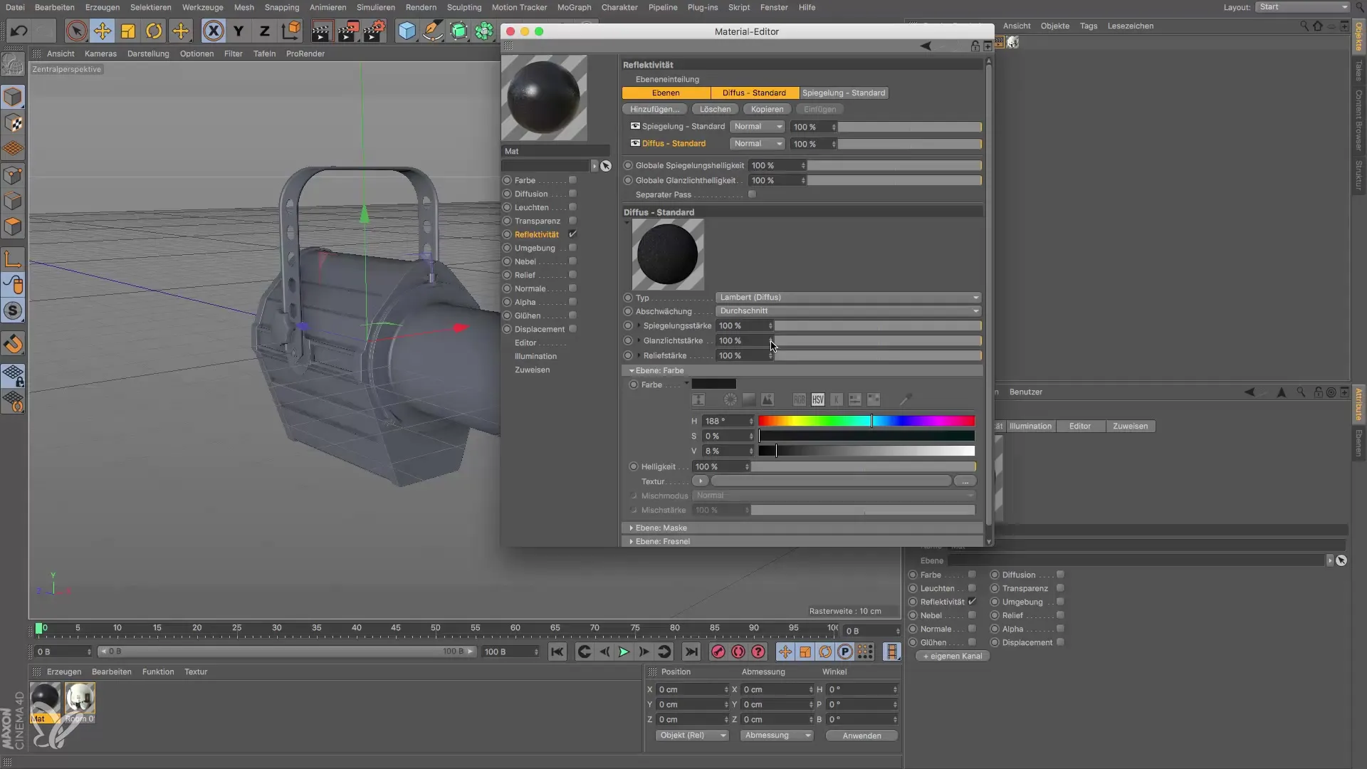 Crear materiales estándar realistas en Cinema 4D Crear materiales estándar realistas en Cinema 4D