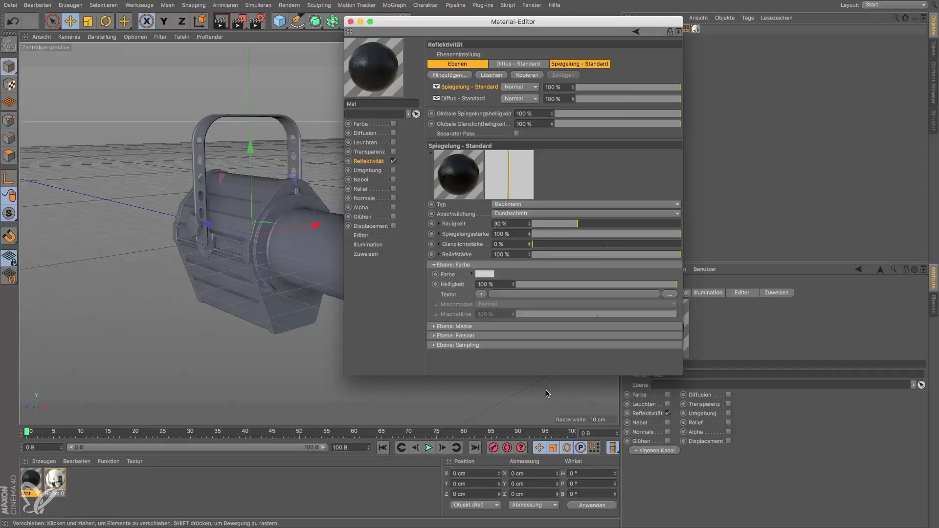 Crear materiales estándar realistas en Cinema 4D Crear materiales estándar realistas en Cinema 4D