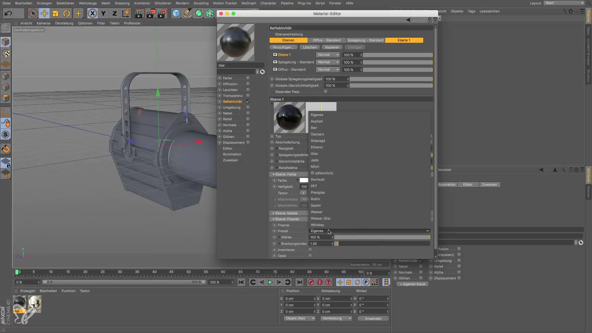 Crear materiales estándar realistas en Cinema 4D Crear materiales estándar realistas en Cinema 4D