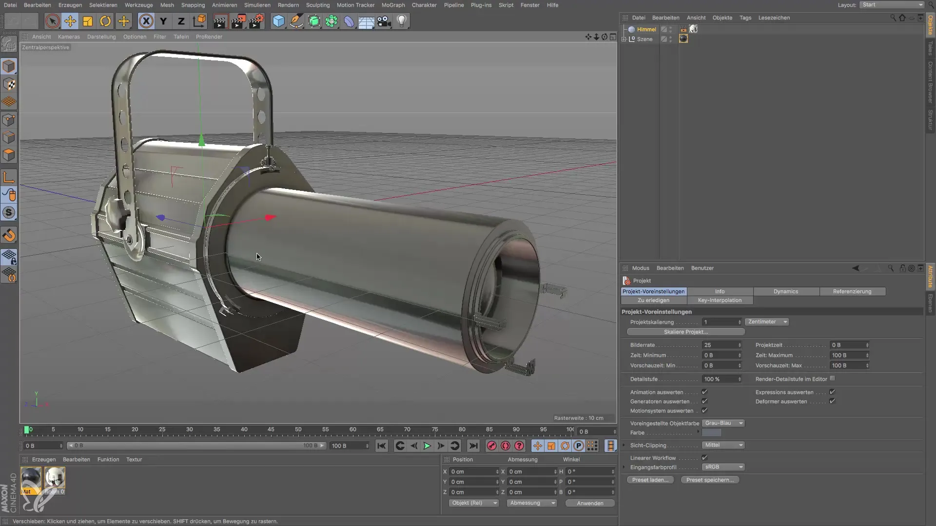 Realistische Materialien für Glas und Aluminium in Cinema 4D erstellen Realistische Materialien für Glas und Aluminium in Cinema 4D erstellen