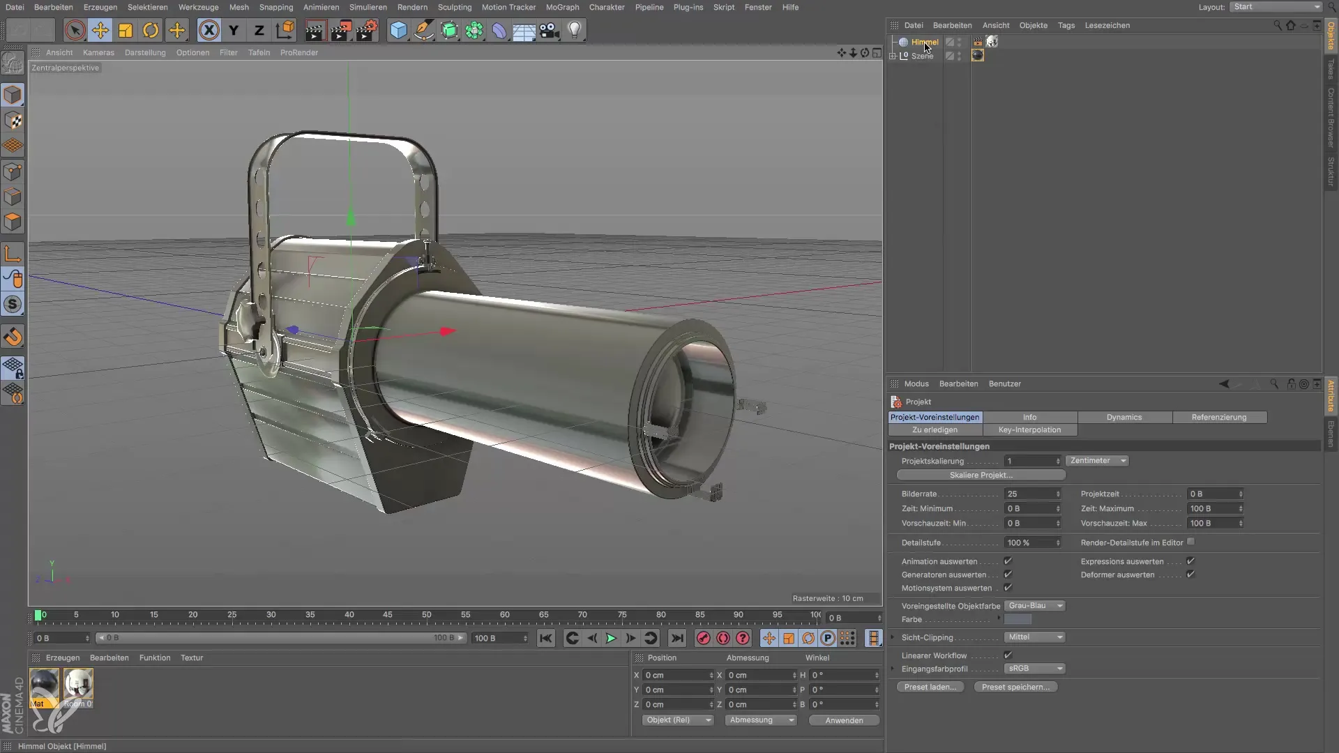Realistische Materialien für Glas und Aluminium in Cinema 4D erstellen Realistische Materialien für Glas und Aluminium in Cinema 4D erstellen