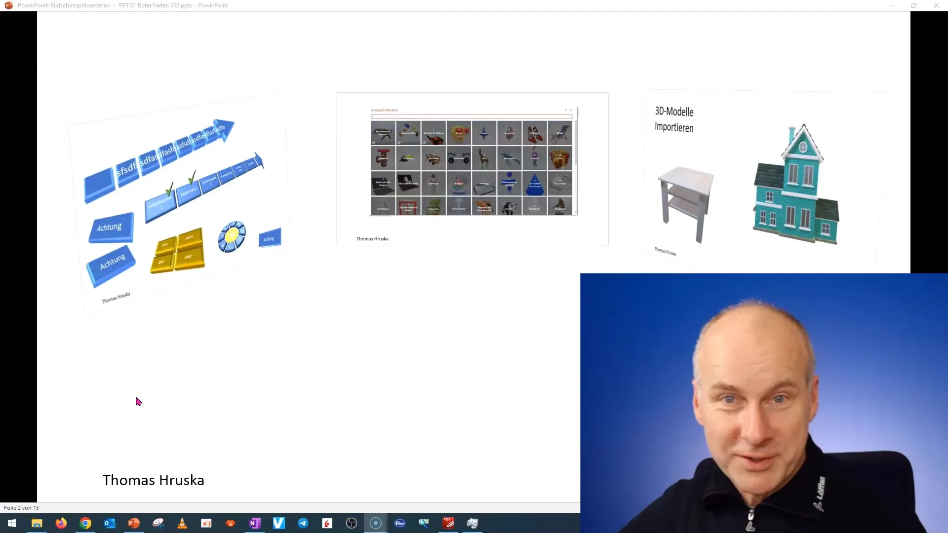 Creazione e utilizzo di modelli 3D in PowerPoint