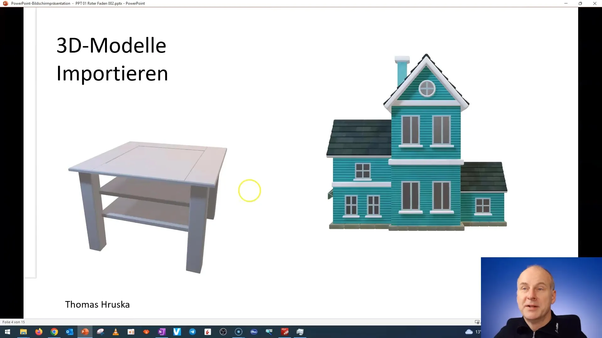 Creazione e utilizzo di modelli 3D in PowerPoint