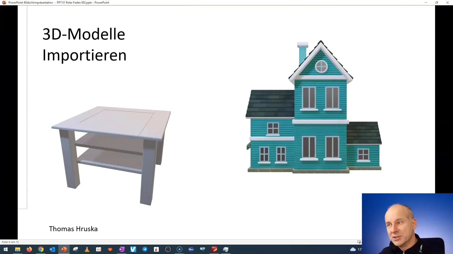 Creazione e utilizzo di modelli 3D in PowerPoint