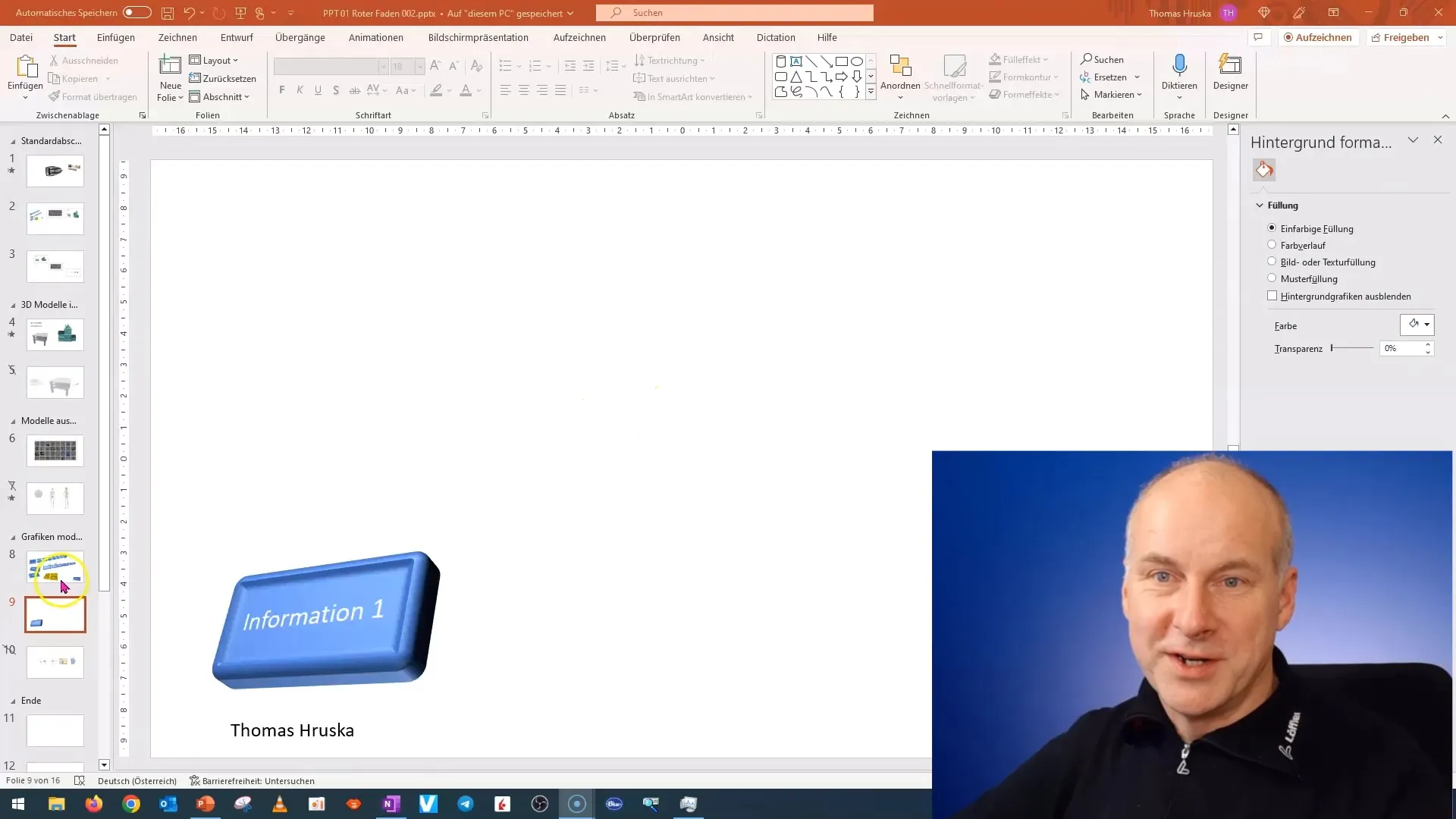 Realizarea rapidă a unui raport de proiect 3D în PowerPoint