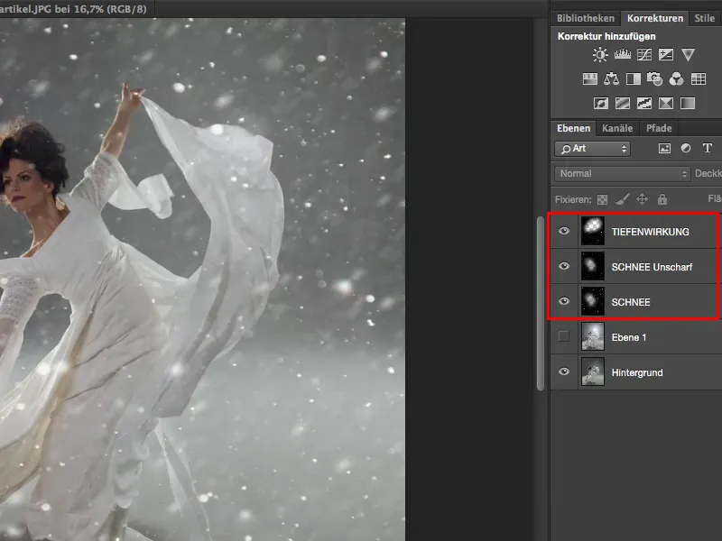 Photoshop ile Görünümler ve Stiller - Partikeller