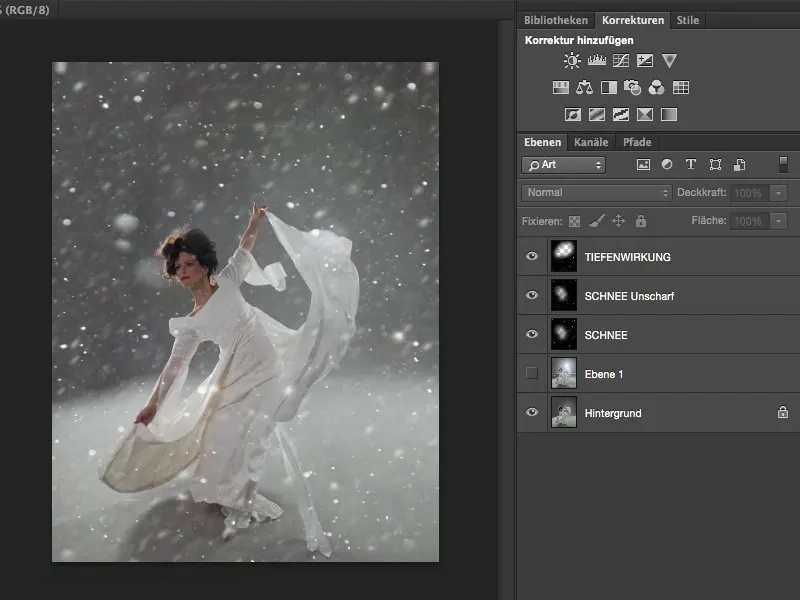 Photoshop'ta Görünüm ve Stiller - Parçacıklar