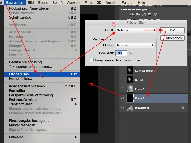 Görünümler ve Stiller Photoshop ile - Parçacıklar