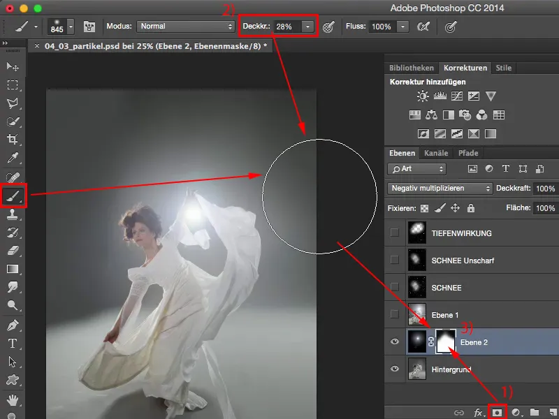 Photoshop ile Görünümler ve Stiller - Partikeller
