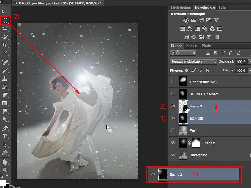 Внешний вид и стили с помощью Photoshop - Частицы