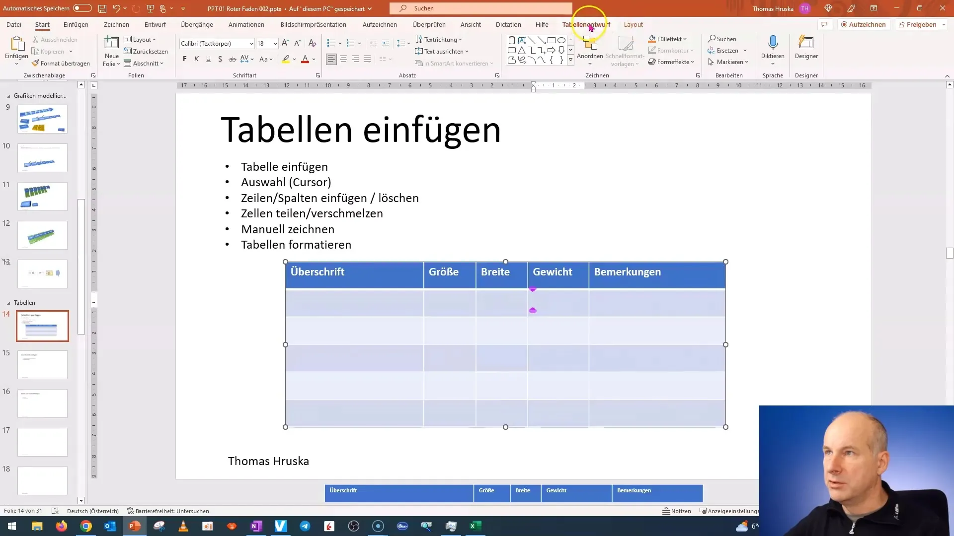 PowerPoint: Inserire e modificare tabelle in modo efficiente