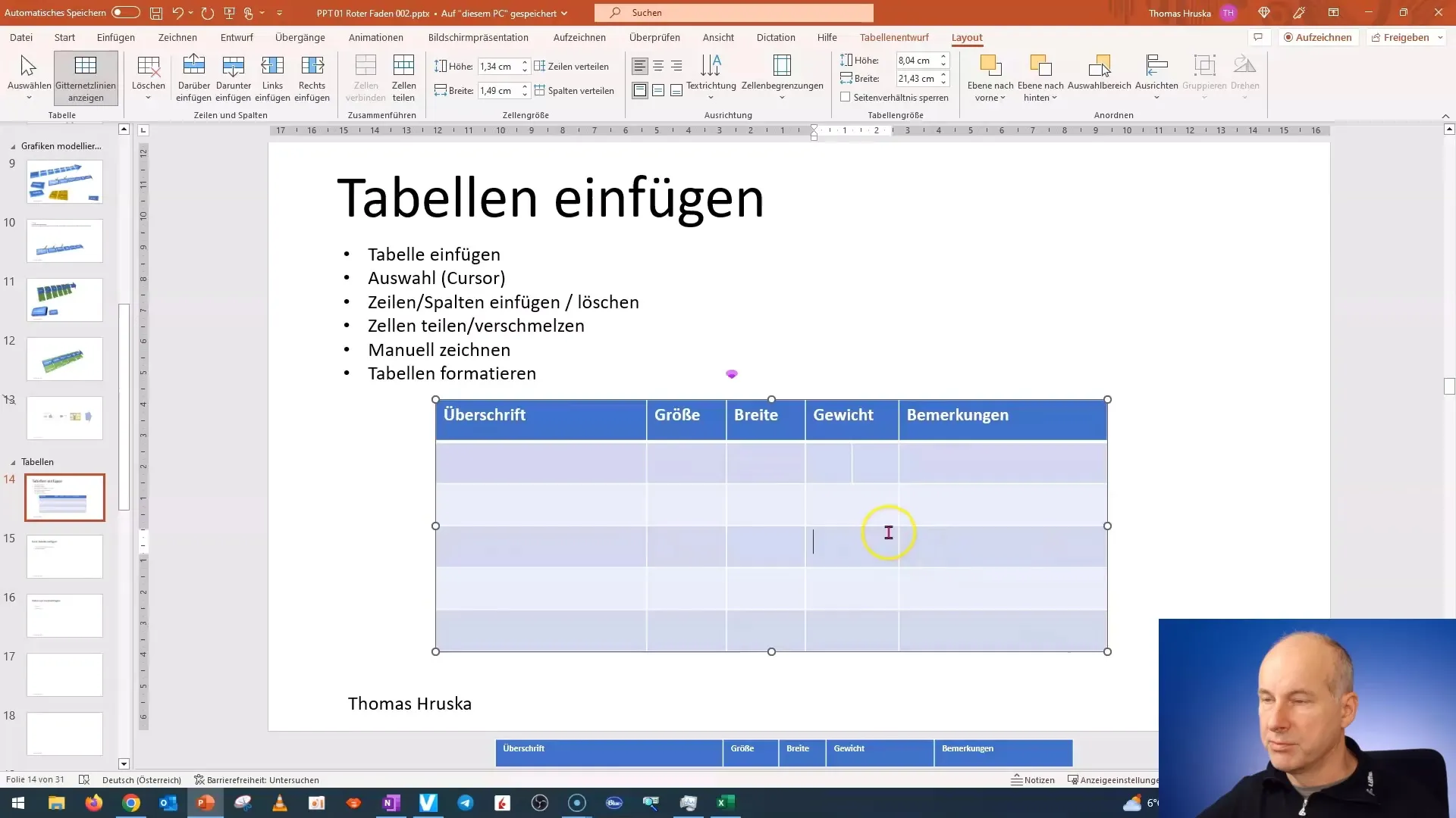 PowerPoint: Inserire e modificare tabelle in modo efficiente
