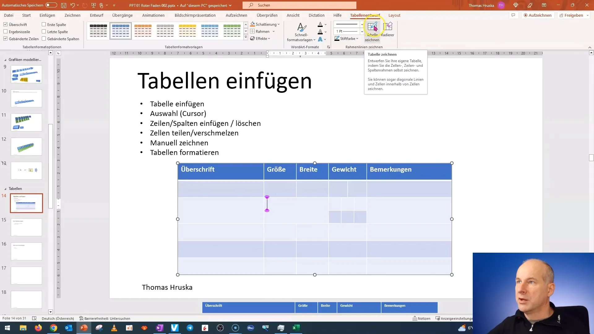 PowerPoint: Inserire e modificare tabelle in modo efficiente