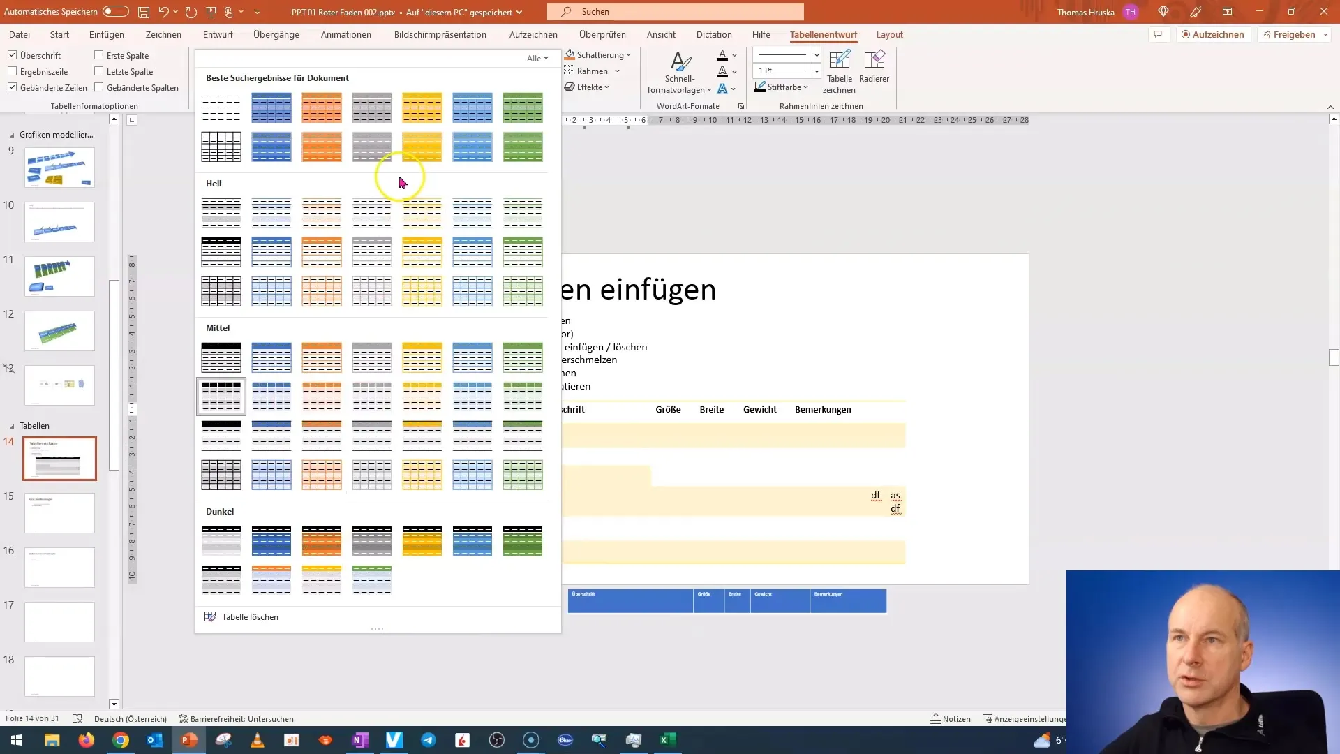 PowerPoint: Inserire e modificare tabelle in modo efficiente