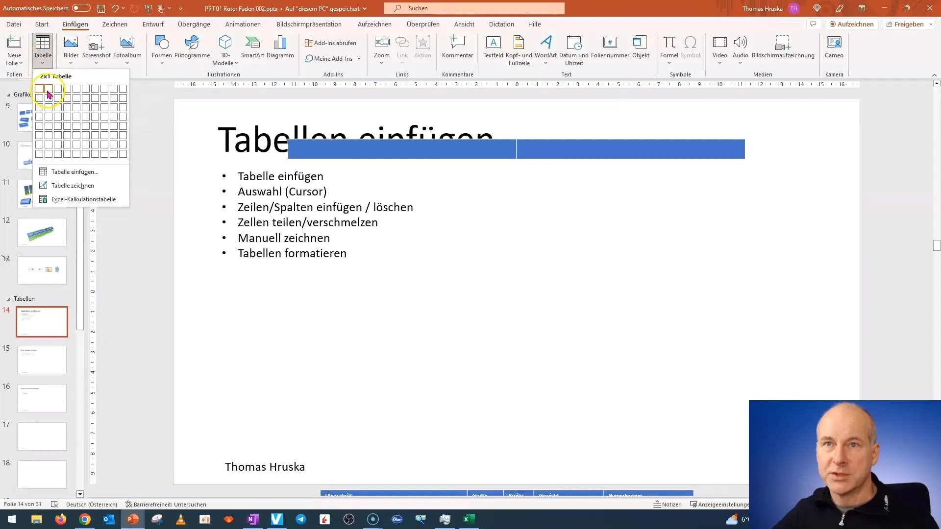 PowerPoint: Inserire e modificare tabelle in modo efficiente