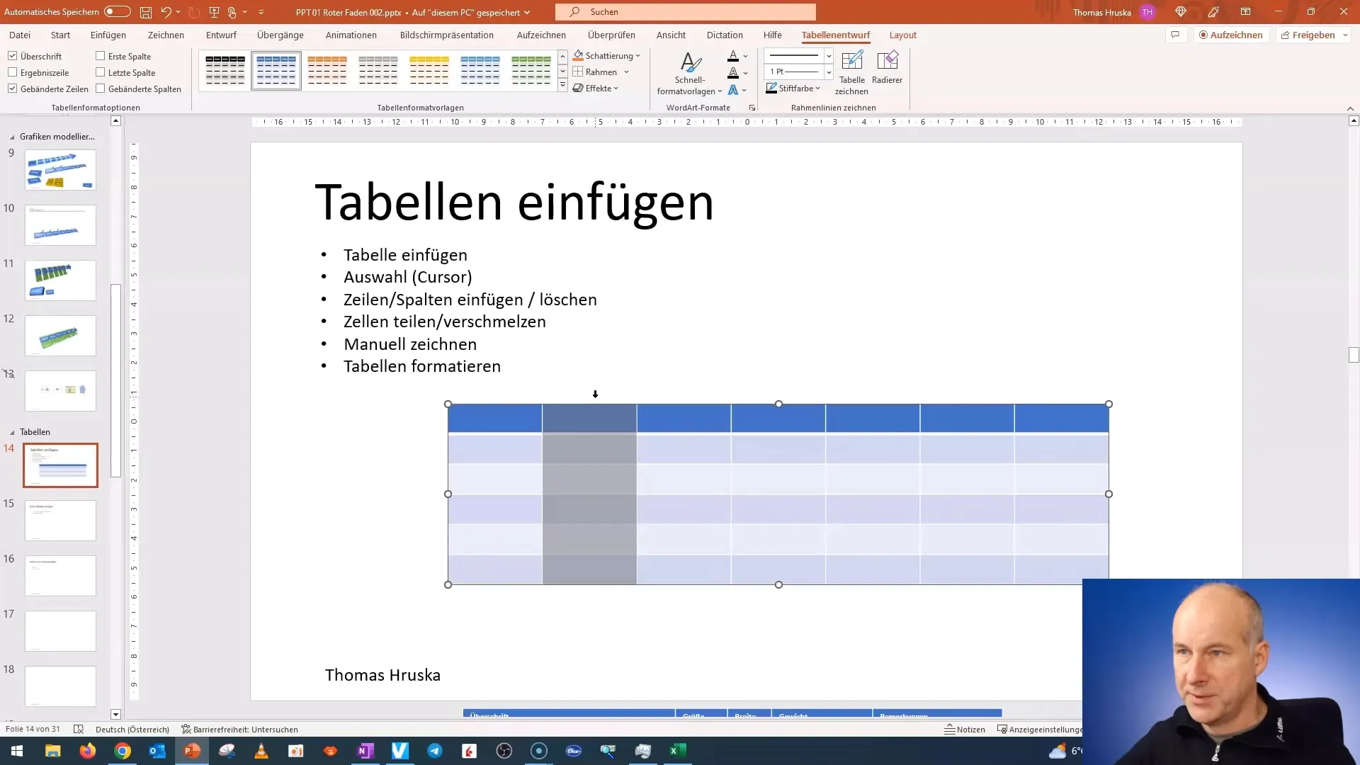 PowerPoint: Inserire e modificare tabelle in modo efficiente