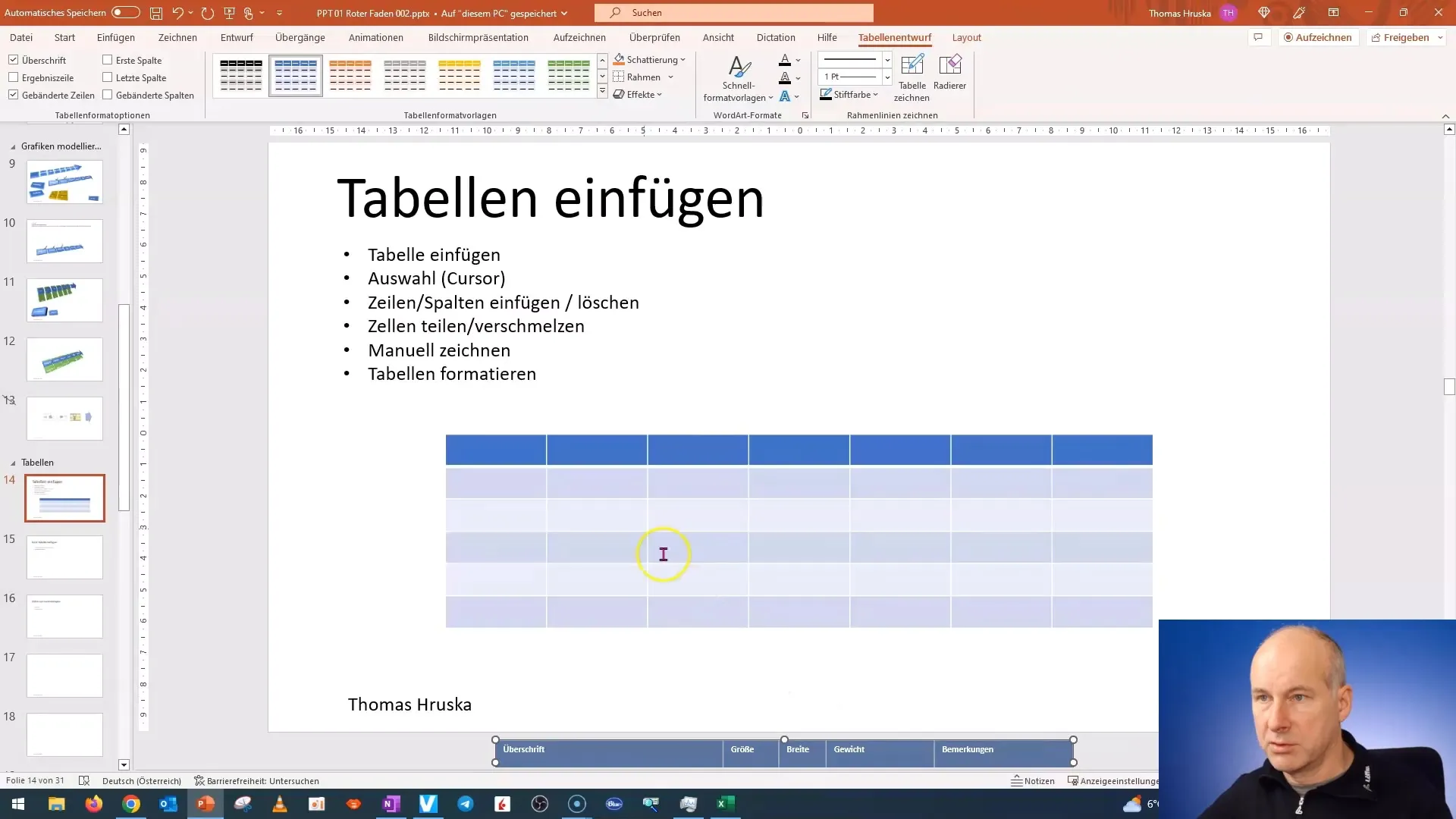 PowerPoint: Inserire e modificare tabelle in modo efficiente